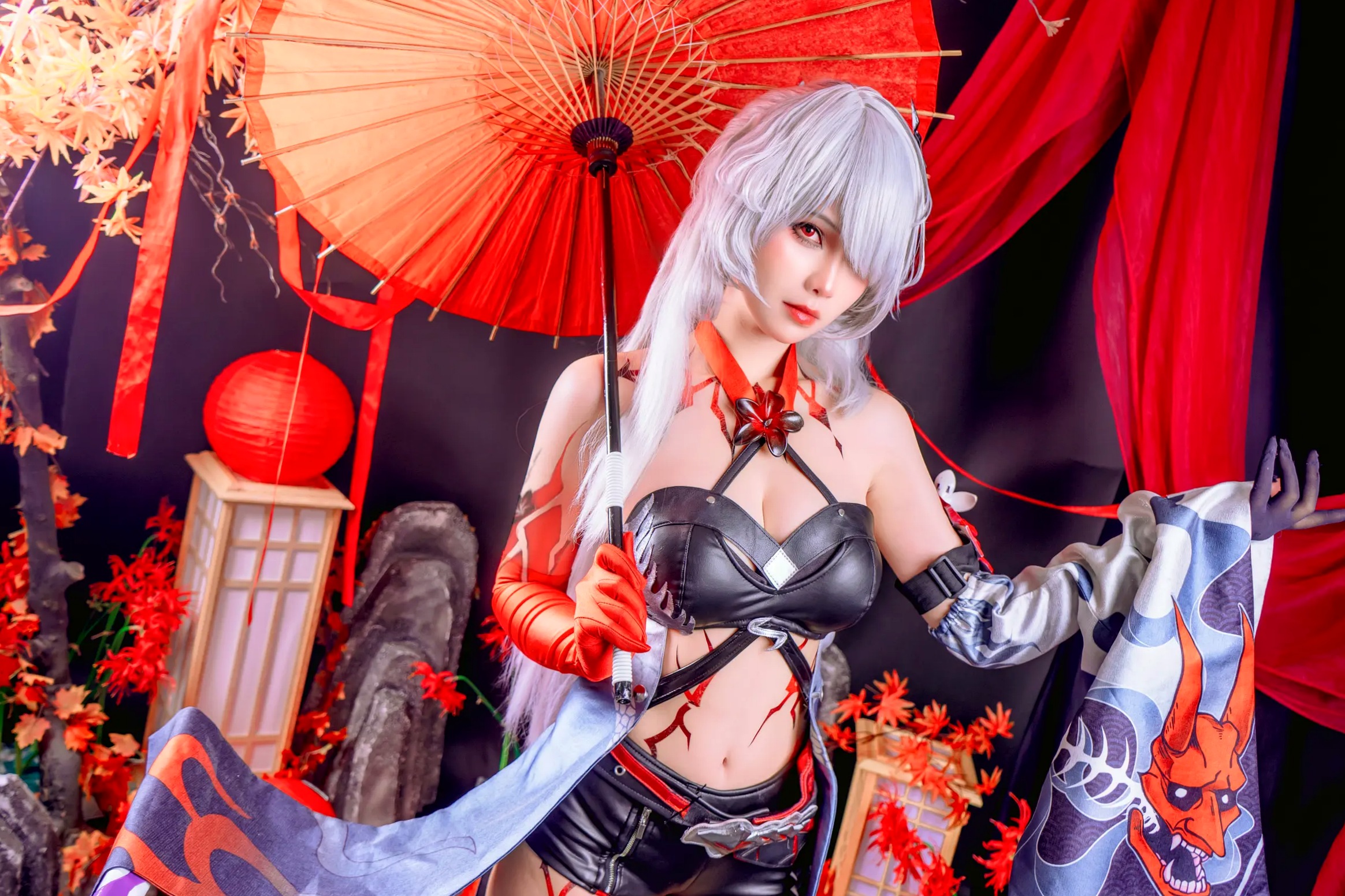 Gallery - Pyon - 黄泉 Acheron 崩坏星穹铁道 COS，性感御姐角色扮演私房摄影大作角色扮演性感私房照大尺度冷艳诱惑 女神私房照_秀色女神 - image 49