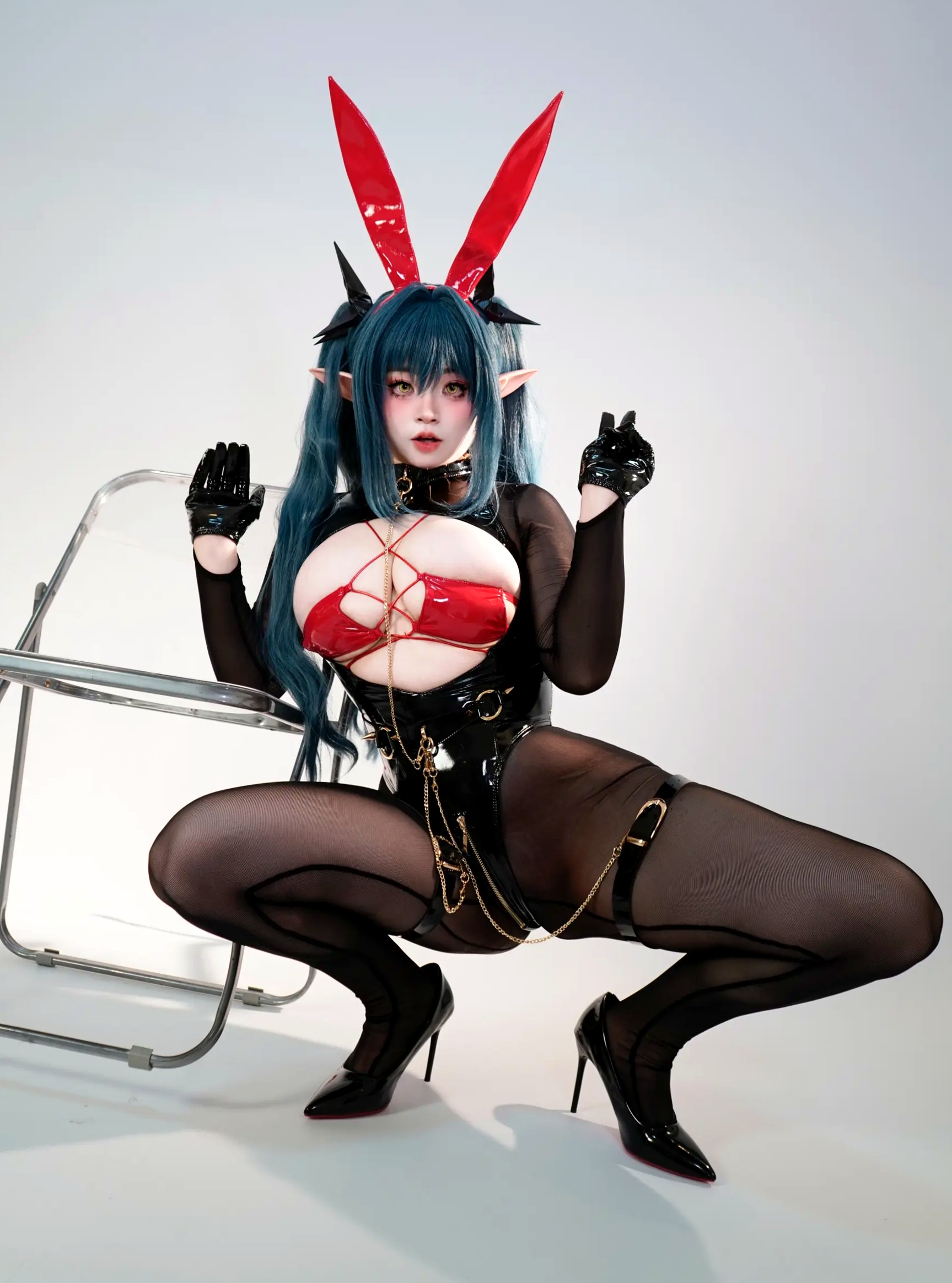 Gallery - 一只猫猫帽 - 雷根斯堡 漆皮紧身衣cosplay写真 性感魔幻兔女郎角色扮演 [196P]性感诱惑角色扮演丝袜大尺度 女神私房照_秀色女神 - image 69