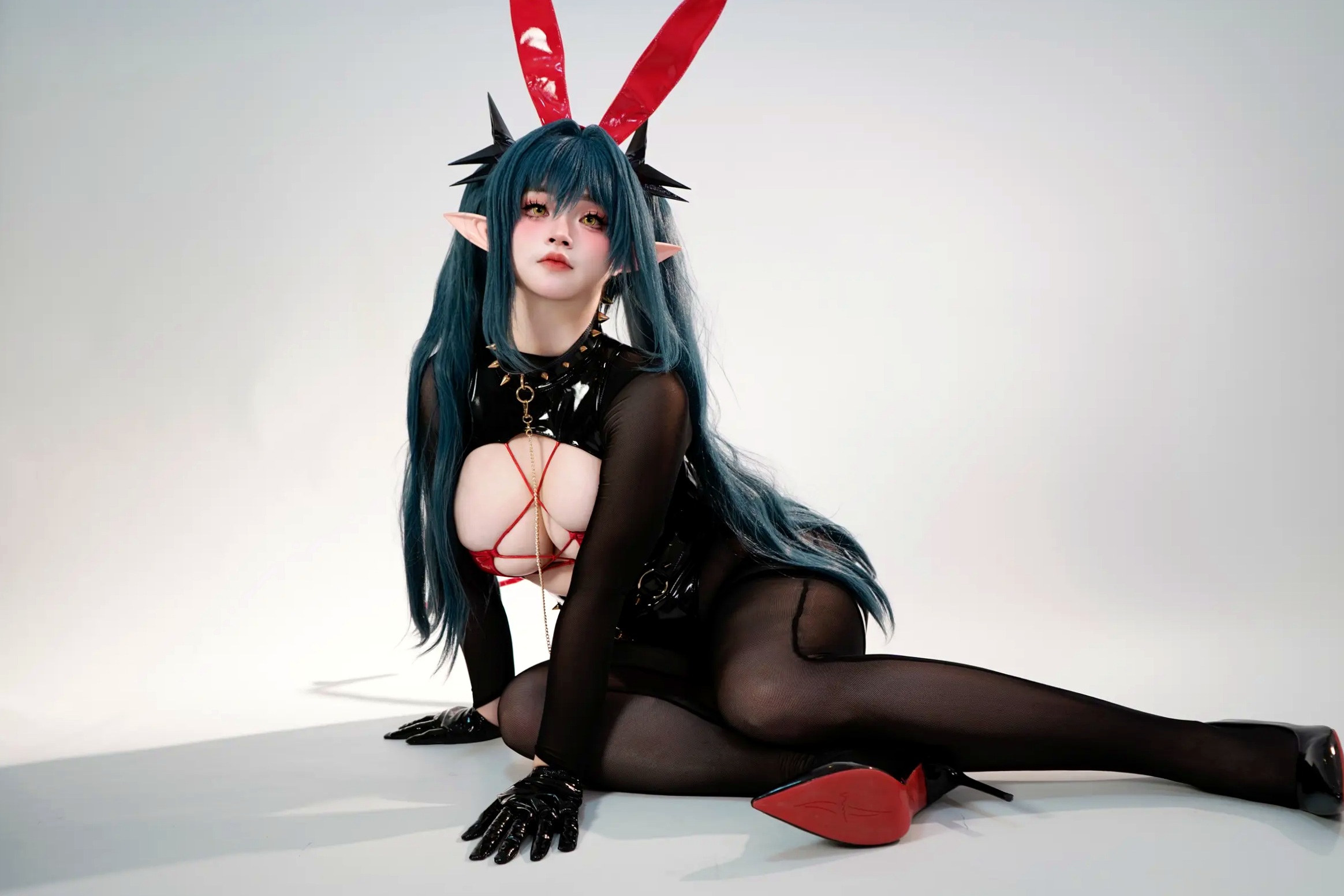 Gallery - 一只猫猫帽 - 雷根斯堡 漆皮紧身衣cosplay写真 性感魔幻兔女郎角色扮演 [196P]性感诱惑角色扮演丝袜大尺度 女神私房照_秀色女神 - image 86