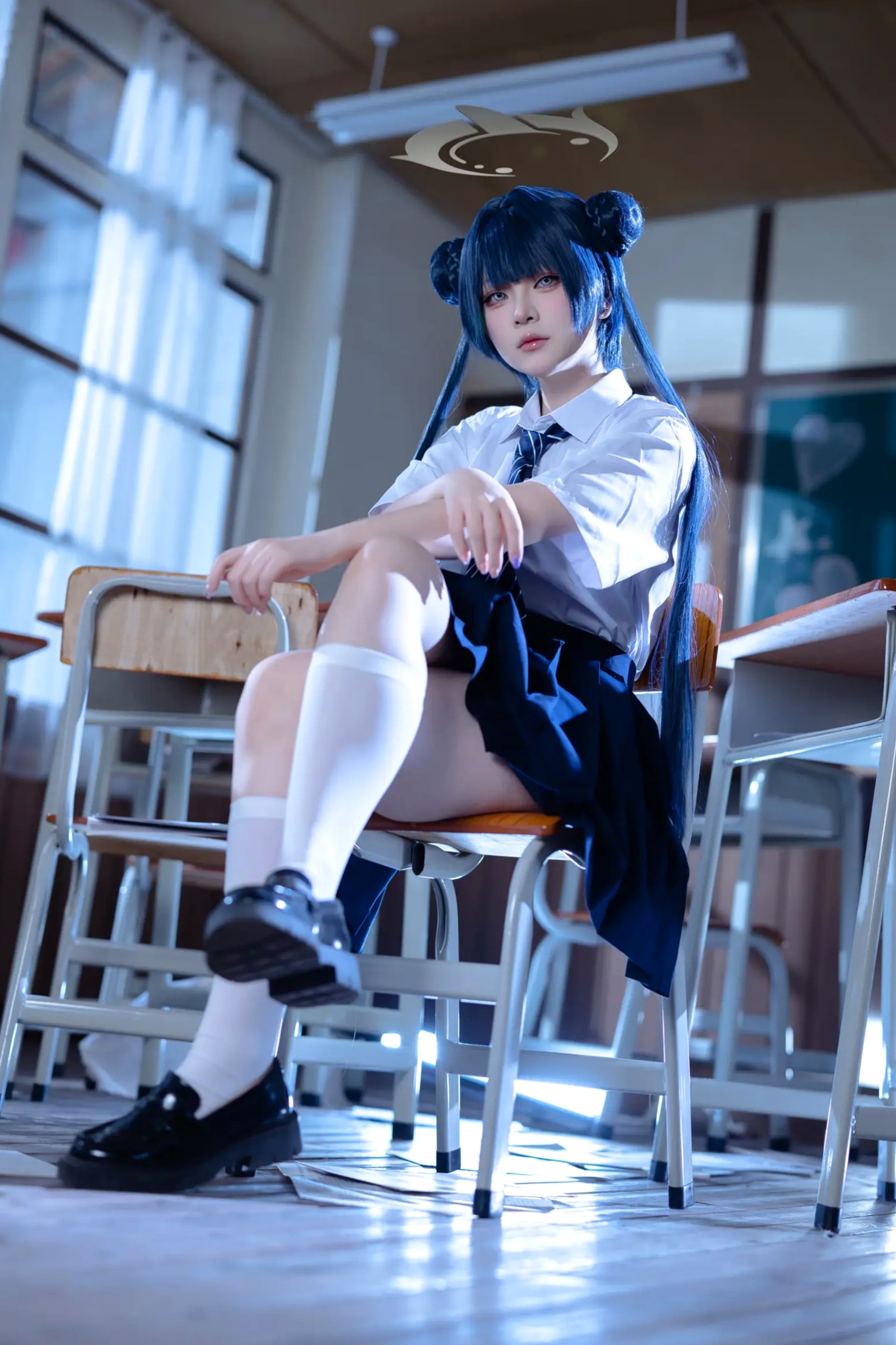 Gallery - 屿鱼 - 蔚蓝档案 妃咲COS 沉浸式绝美JK校服教室制服诱惑 大尺度女神写真合集 [61P]角色扮演校服制服清纯私房照 女神私房照_秀色女神 - image 16