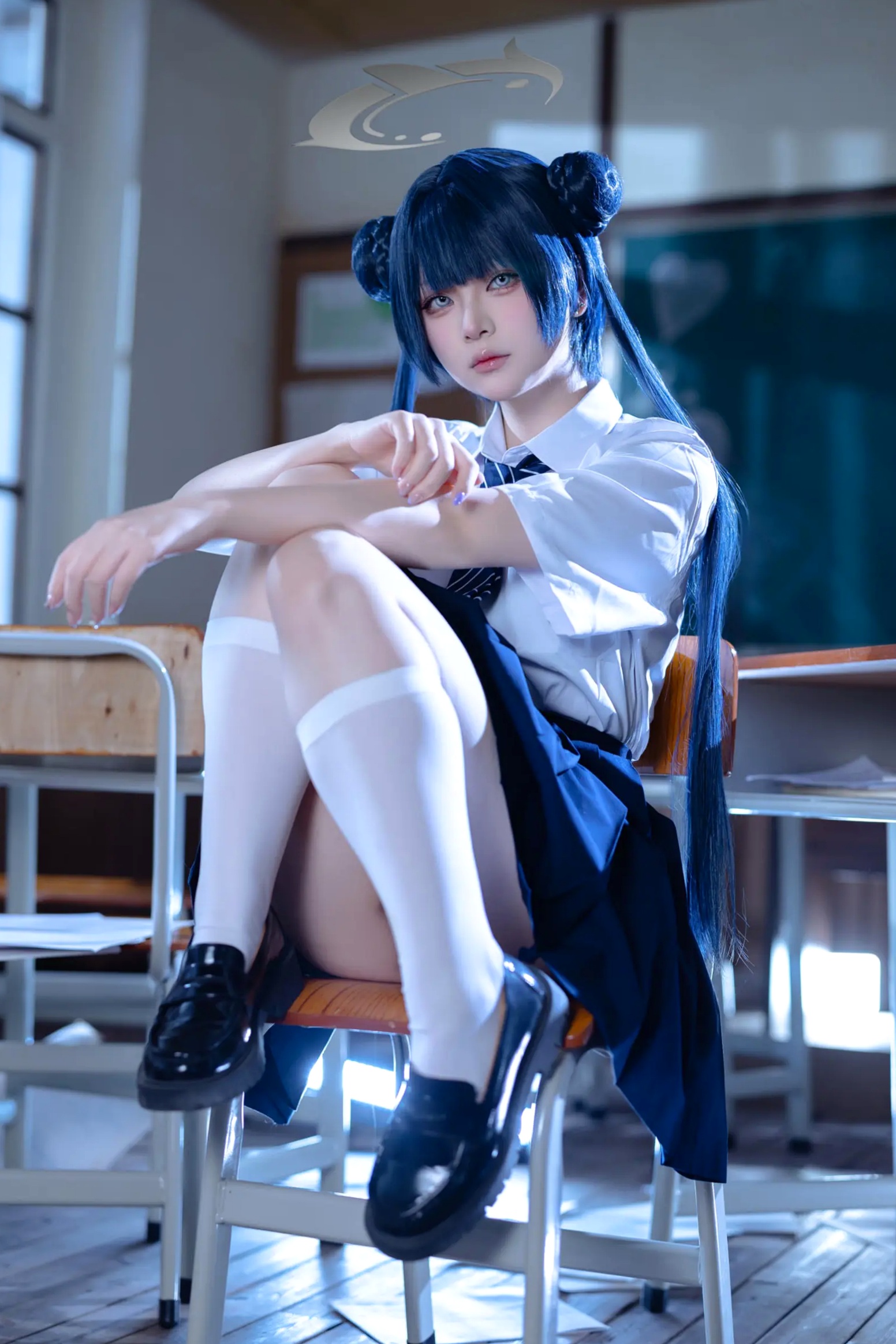 Gallery - 屿鱼 - 蔚蓝档案 妃咲COS 沉浸式绝美JK校服教室制服诱惑 大尺度女神写真合集 [61P]角色扮演校服制服清纯私房照 女神私房照_秀色女神 - image 17