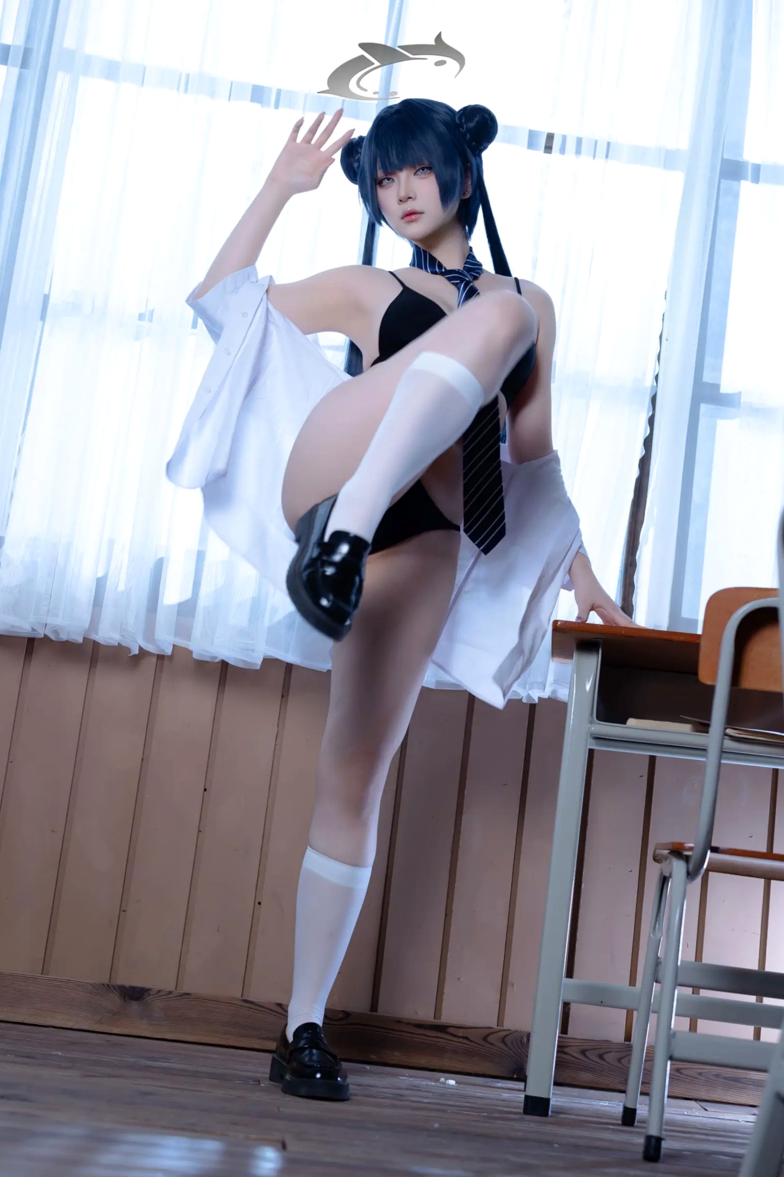 Gallery - 屿鱼 - 蔚蓝档案 妃咲COS 沉浸式绝美JK校服教室制服诱惑 大尺度女神写真合集 [61P]角色扮演校服制服清纯私房照 女神私房照_秀色女神 - image 20