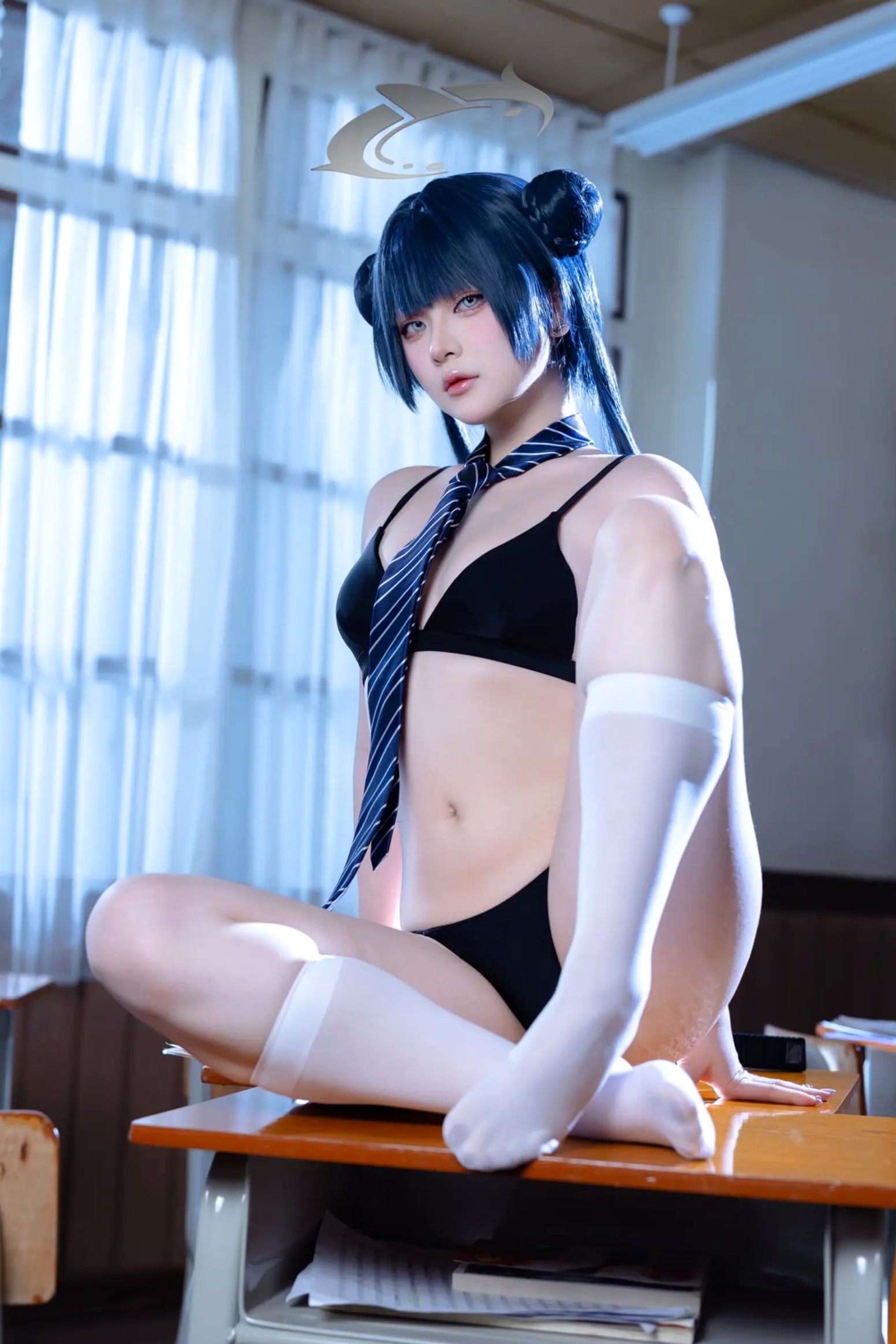 Gallery - 屿鱼 - 蔚蓝档案 妃咲COS 沉浸式绝美JK校服教室制服诱惑 大尺度女神写真合集 [61P]角色扮演校服制服清纯私房照 女神私房照_秀色女神 - image 24