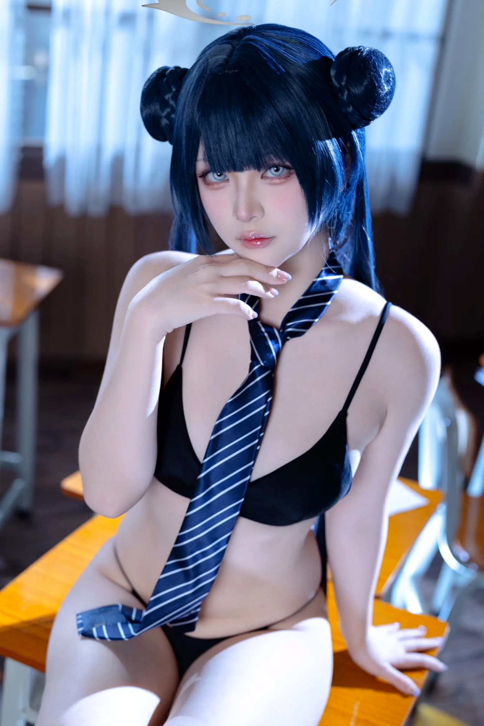 Gallery - 屿鱼 - 蔚蓝档案 妃咲COS 沉浸式绝美JK校服教室制服诱惑 大尺度女神写真合集 [61P]角色扮演校服制服清纯私房照 女神私房照_秀色女神 - image 31