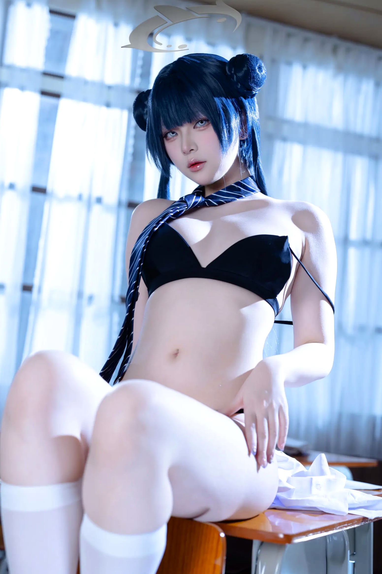 Gallery - 屿鱼 - 蔚蓝档案 妃咲COS 沉浸式绝美JK校服教室制服诱惑 大尺度女神写真合集 [61P]角色扮演校服制服清纯私房照 女神私房照_秀色女神 - image 34