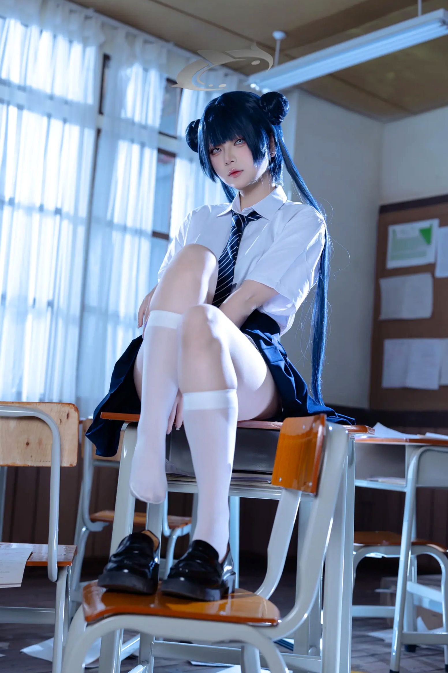 Gallery - 屿鱼 - 蔚蓝档案 妃咲COS 沉浸式绝美JK校服教室制服诱惑 大尺度女神写真合集 [61P]角色扮演校服制服清纯私房照 女神私房照_秀色女神 - image 45