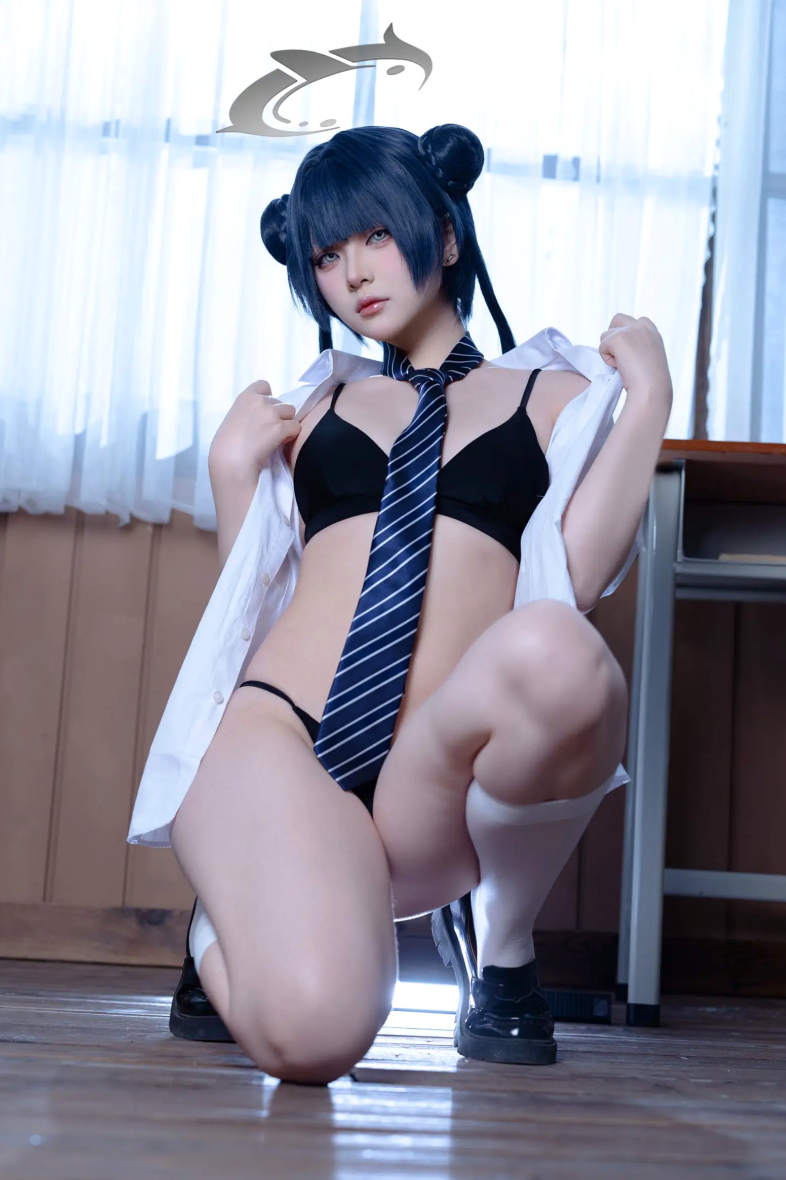 Gallery - 屿鱼 - 蔚蓝档案 妃咲COS 沉浸式绝美JK校服教室制服诱惑 大尺度女神写真合集 [61P]角色扮演校服制服清纯私房照 女神私房照_秀色女神 - image 58