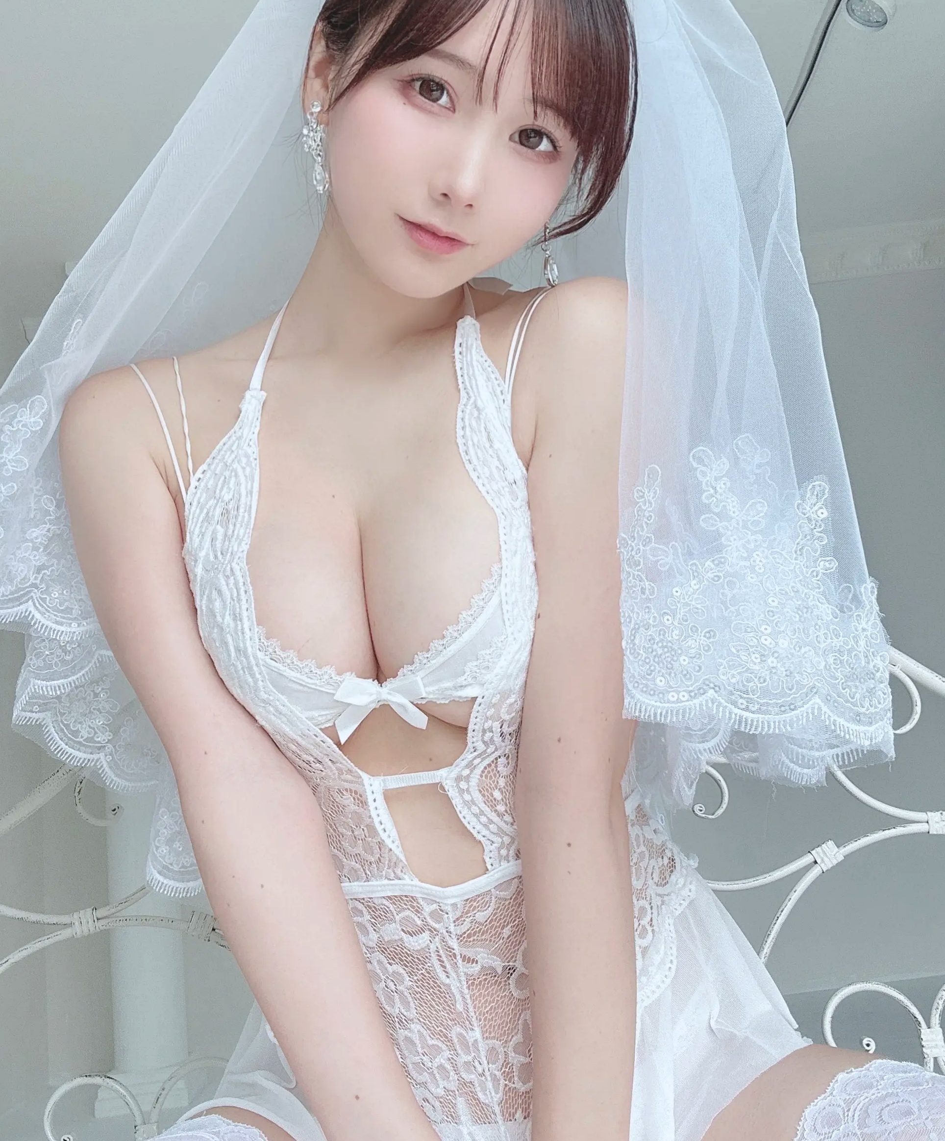 Gallery - けん研(Kenken) 2023.06 Fantia写真合集：清纯童颜、居家内衣、温泉湿身与泳装诱惑童颜巨乳清纯私房照内衣日本 女神私房照_秀色女神 - image 21