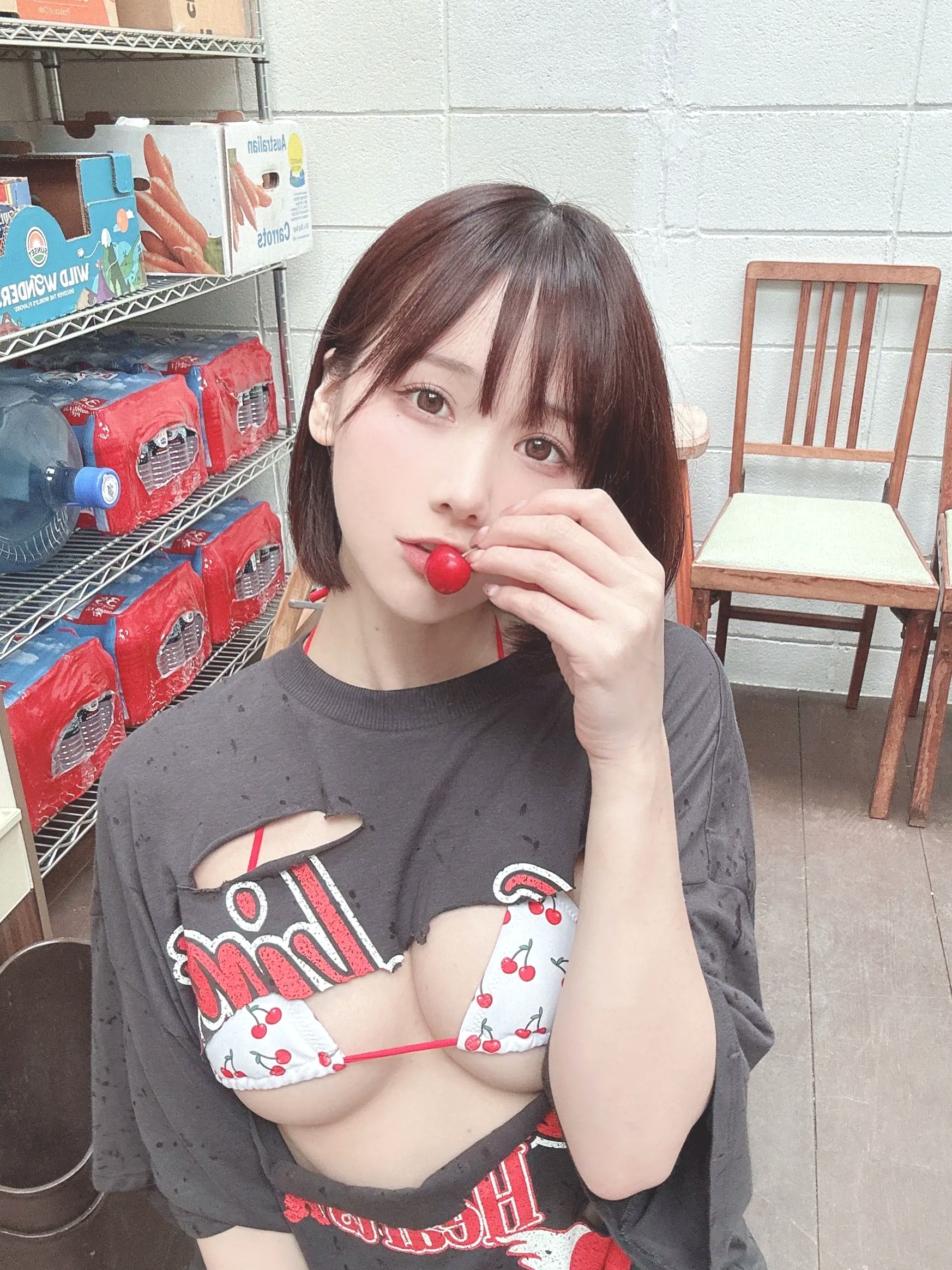 Gallery - けん研(Kenken) 2023.06 Fantia写真合集：清纯童颜、居家内衣、温泉湿身与泳装诱惑童颜巨乳清纯私房照内衣日本 女神私房照_秀色女神 - image 34