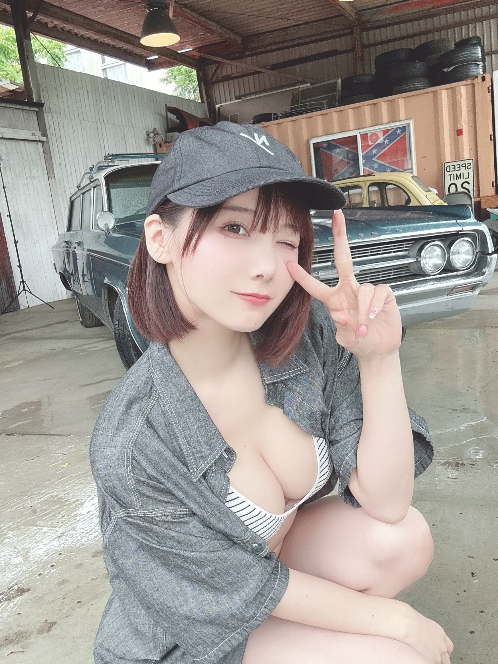 Gallery - けん研(Kenken) 2023.06 Fantia写真合集：清纯童颜、居家内衣、温泉湿身与泳装诱惑童颜巨乳清纯私房照内衣日本 女神私房照_秀色女神 - image 66