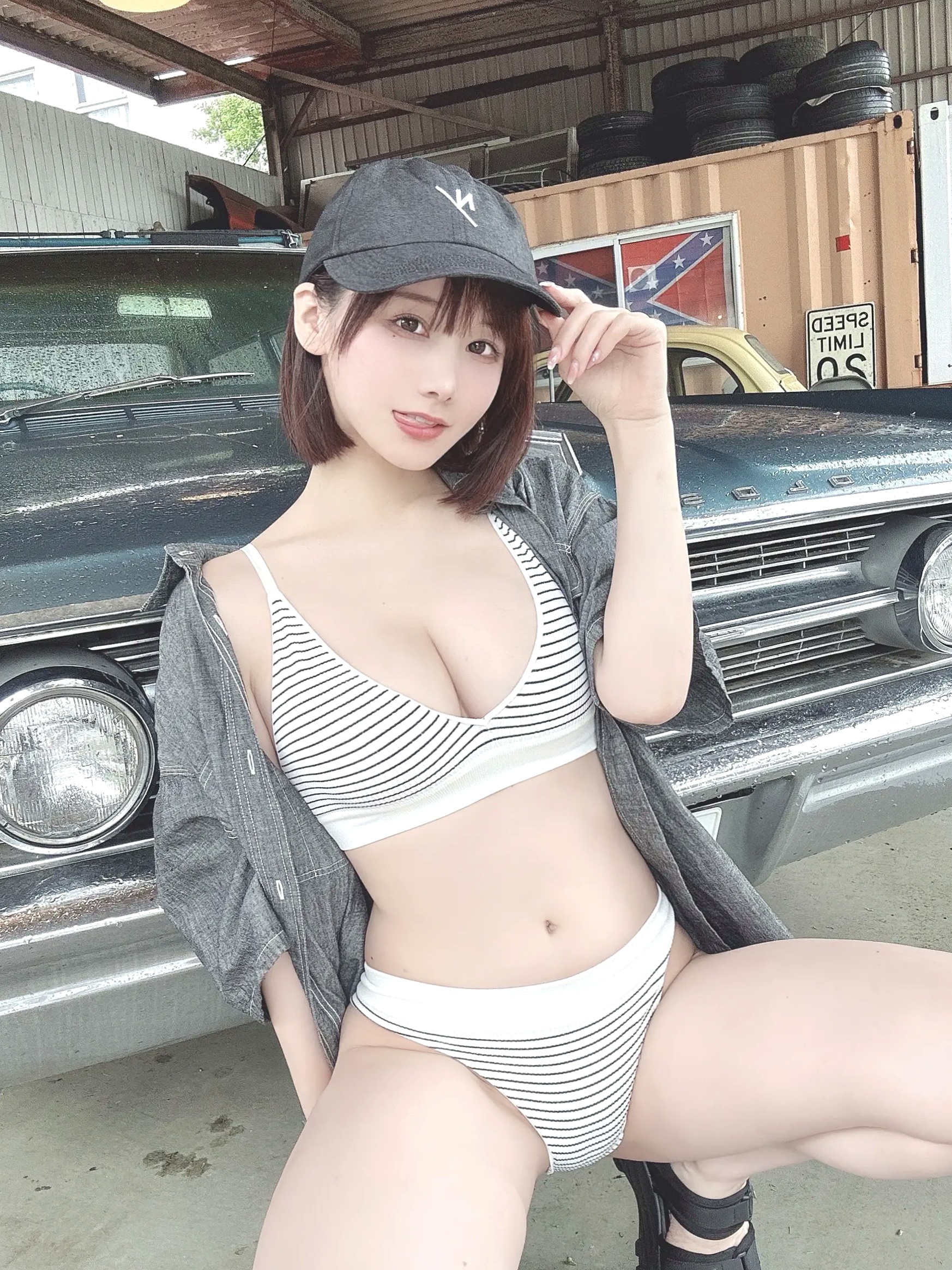 Gallery - けん研(Kenken) 2023.06 Fantia写真合集：清纯童颜、居家内衣、温泉湿身与泳装诱惑童颜巨乳清纯私房照内衣日本 女神私房照_秀色女神 - image 69