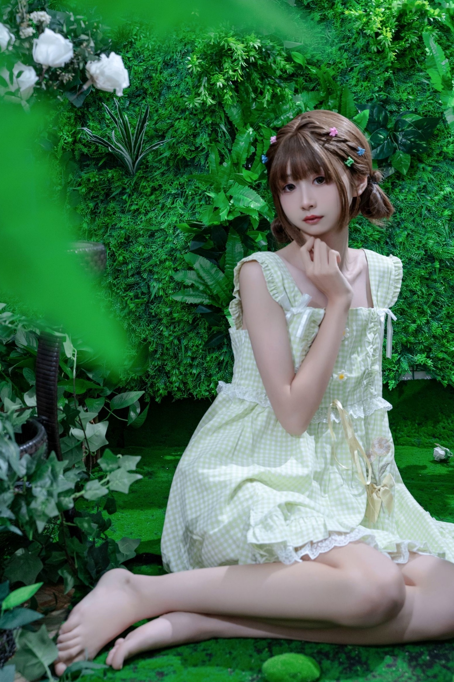 Gallery - 花音栗子-森林冒险计划：清纯少女萌系私房照，治愈系绿意森林大尺度唯美写真萌系清纯私房照大尺度治愈系 女神私房照_秀色女神 - image 6