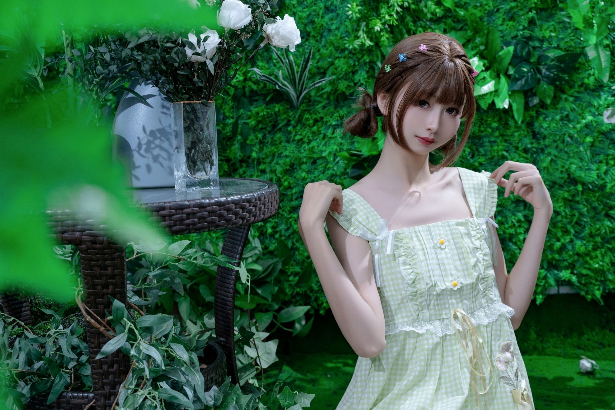 Gallery - 花音栗子-森林冒险计划：清纯少女萌系私房照，治愈系绿意森林大尺度唯美写真萌系清纯私房照大尺度治愈系 女神私房照_秀色女神 - image 7