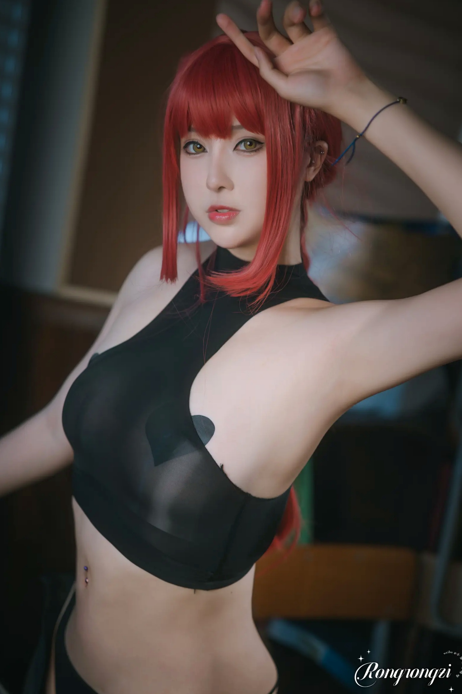 Gallery - 小容仔咕咕咕 - 链锯人玛奇玛Cosplay，私房大尺度诱惑，极致身材曲线尽显 [45P]角色扮演私房照大尺度性感诱惑 女神私房照_秀色女神 - image 1