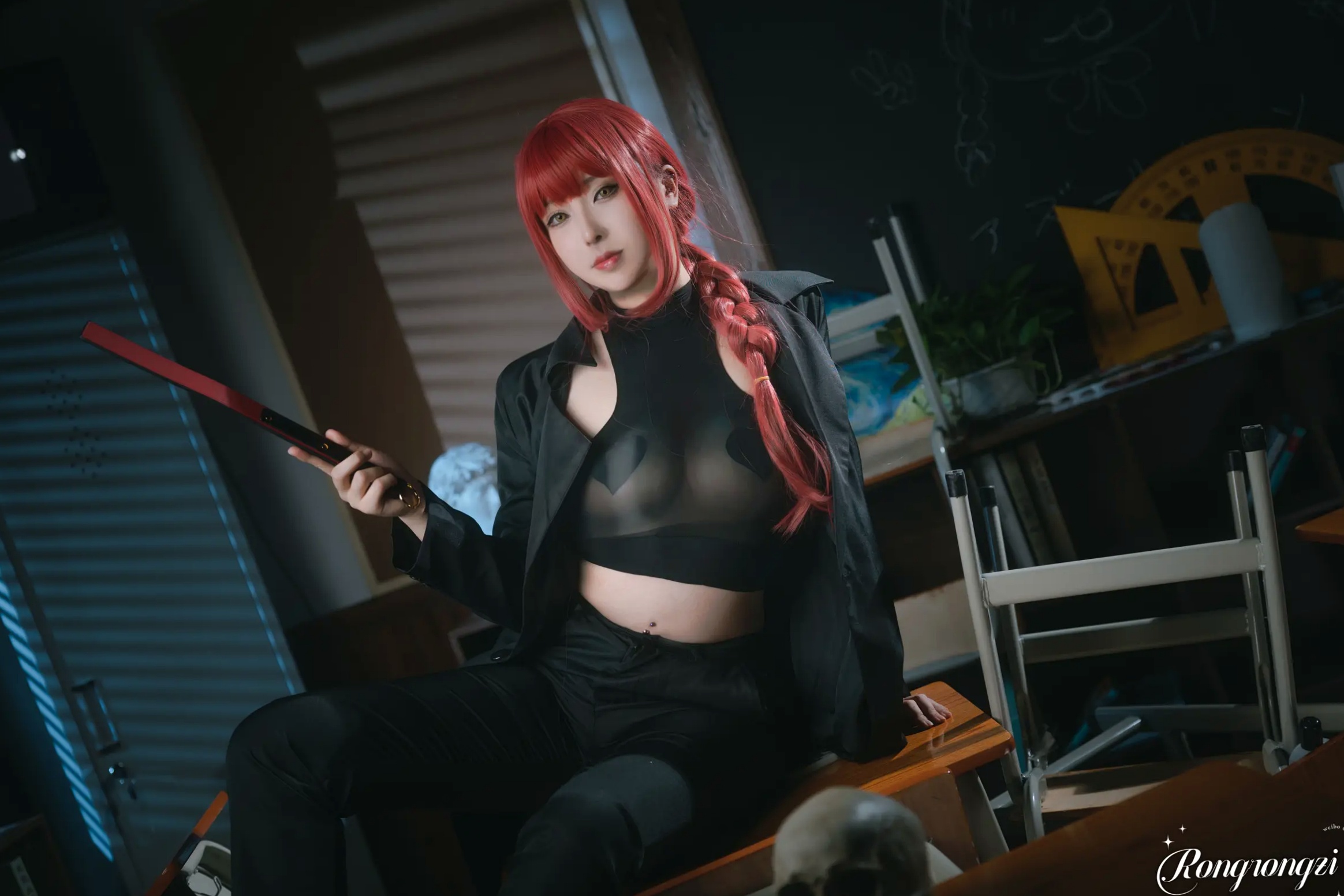 Gallery - 小容仔咕咕咕 - 链锯人玛奇玛Cosplay，私房大尺度诱惑，极致身材曲线尽显 [45P]角色扮演私房照大尺度性感诱惑 女神私房照_秀色女神 - image 2