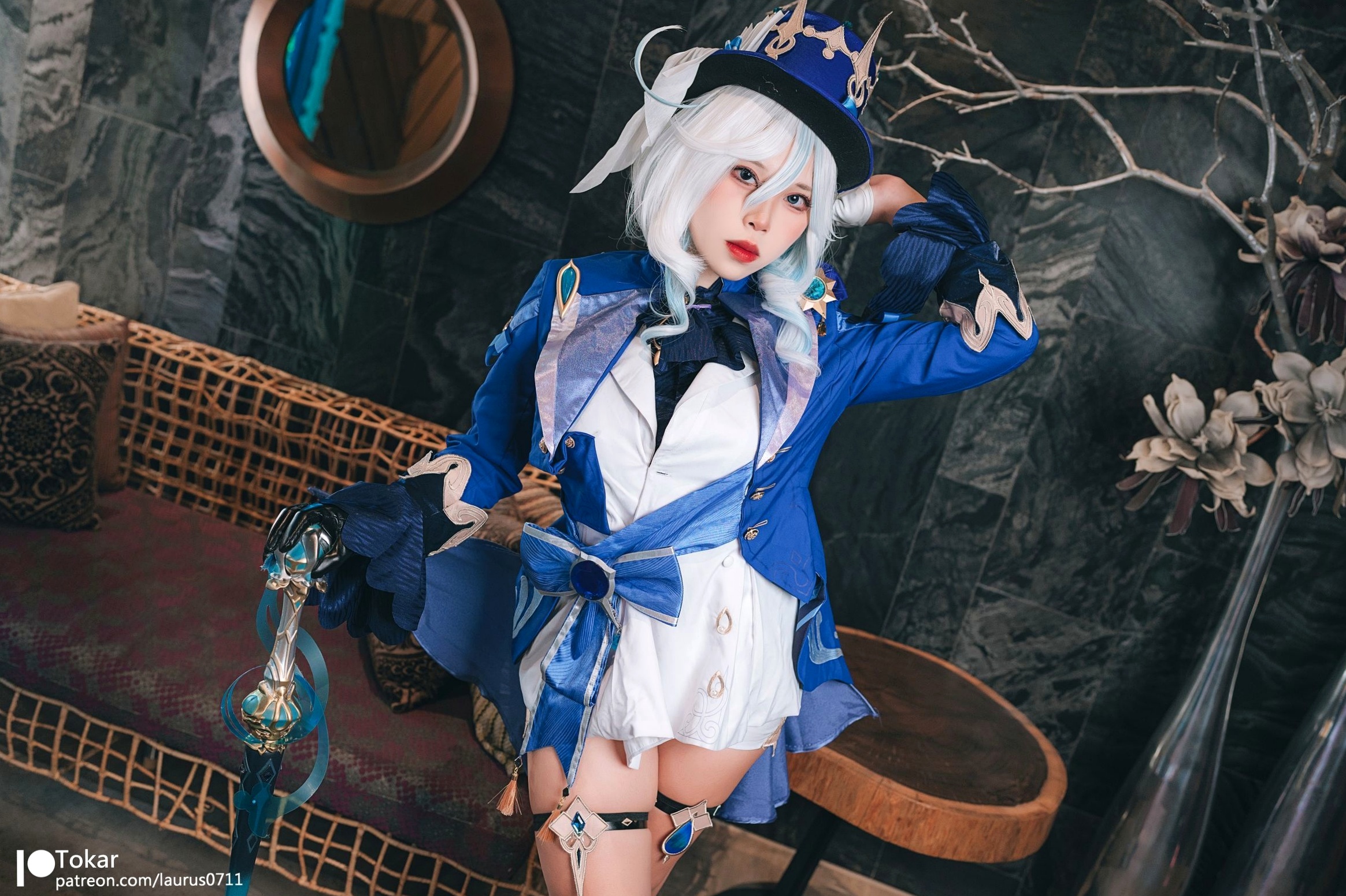Gallery - Tokar浵卡-芙宁娜Furina原神Cosplay-大胆演出与高还原度视觉盛宴-高品质私房摄影大尺度套图角色扮演大尺度性感御女郎 - Royal Lady  女神私房照_秀色女神 - image 3