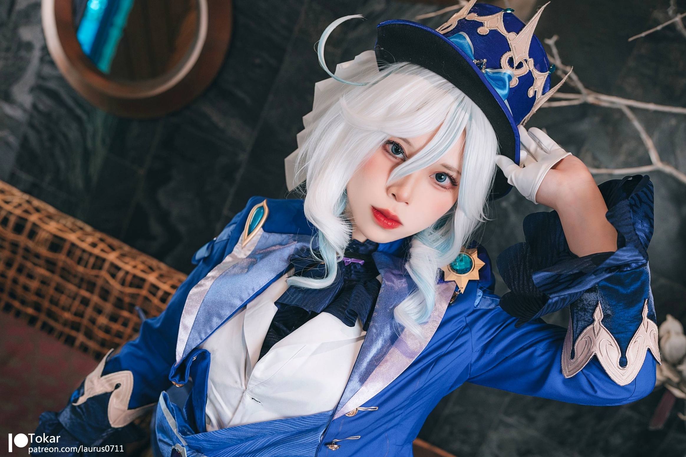 Gallery - Tokar浵卡-芙宁娜Furina原神Cosplay-大胆演出与高还原度视觉盛宴-高品质私房摄影大尺度套图角色扮演大尺度性感御女郎 - Royal Lady  女神私房照_秀色女神 - image 6