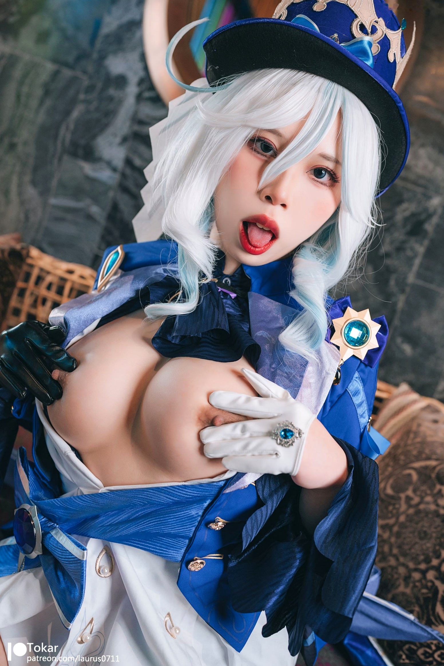 Gallery - Tokar浵卡-芙宁娜Furina原神Cosplay-大胆演出与高还原度视觉盛宴-高品质私房摄影大尺度套图角色扮演大尺度性感御女郎 - Royal Lady  女神私房照_秀色女神 - image 10