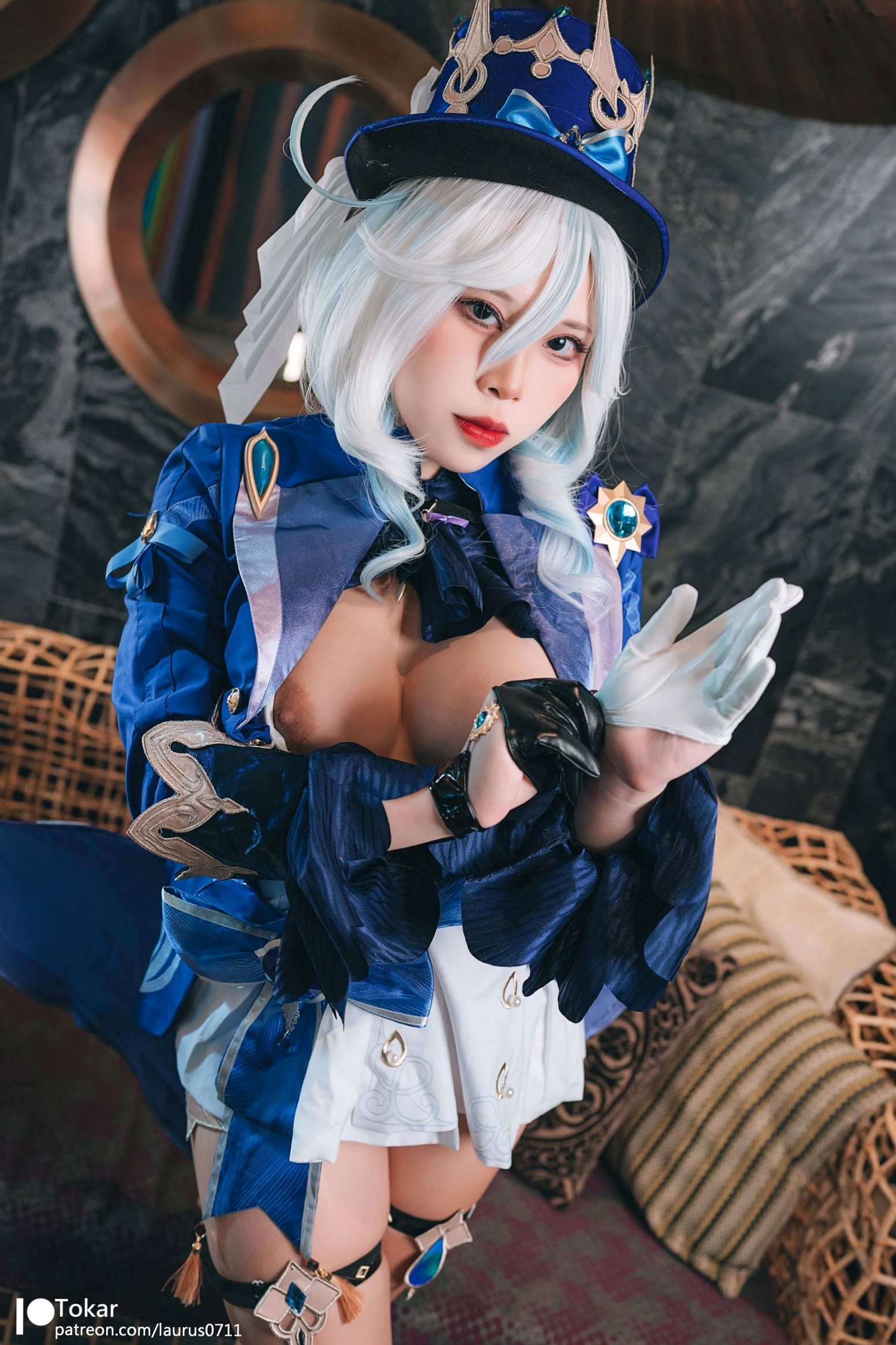 Gallery - Tokar浵卡-芙宁娜Furina原神Cosplay-大胆演出与高还原度视觉盛宴-高品质私房摄影大尺度套图角色扮演大尺度性感御女郎 - Royal Lady  女神私房照_秀色女神 - image 14