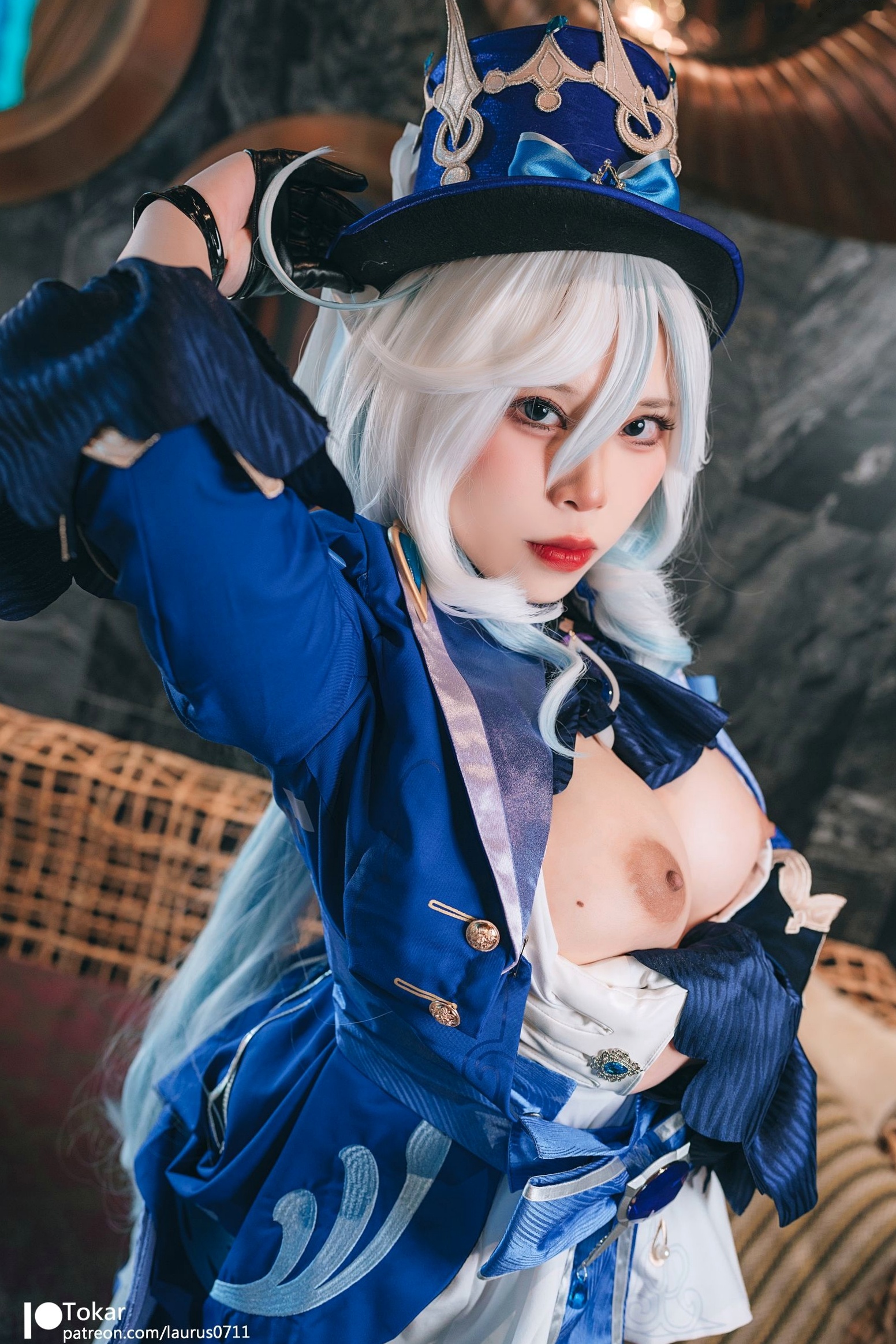 Gallery - Tokar浵卡-芙宁娜Furina原神Cosplay-大胆演出与高还原度视觉盛宴-高品质私房摄影大尺度套图角色扮演大尺度性感御女郎 - Royal Lady  女神私房照_秀色女神 - image 18