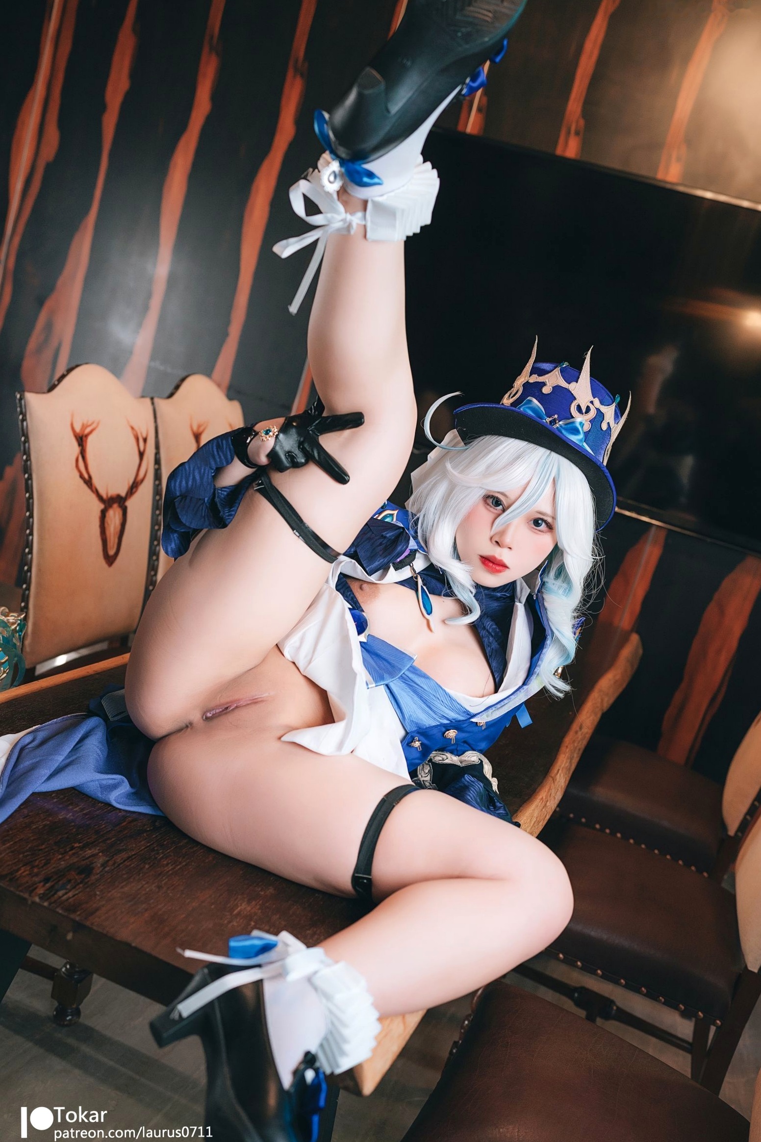 Gallery - Tokar浵卡-芙宁娜Furina原神Cosplay-大胆演出与高还原度视觉盛宴-高品质私房摄影大尺度套图角色扮演大尺度性感御女郎 - Royal Lady  女神私房照_秀色女神 - image 34