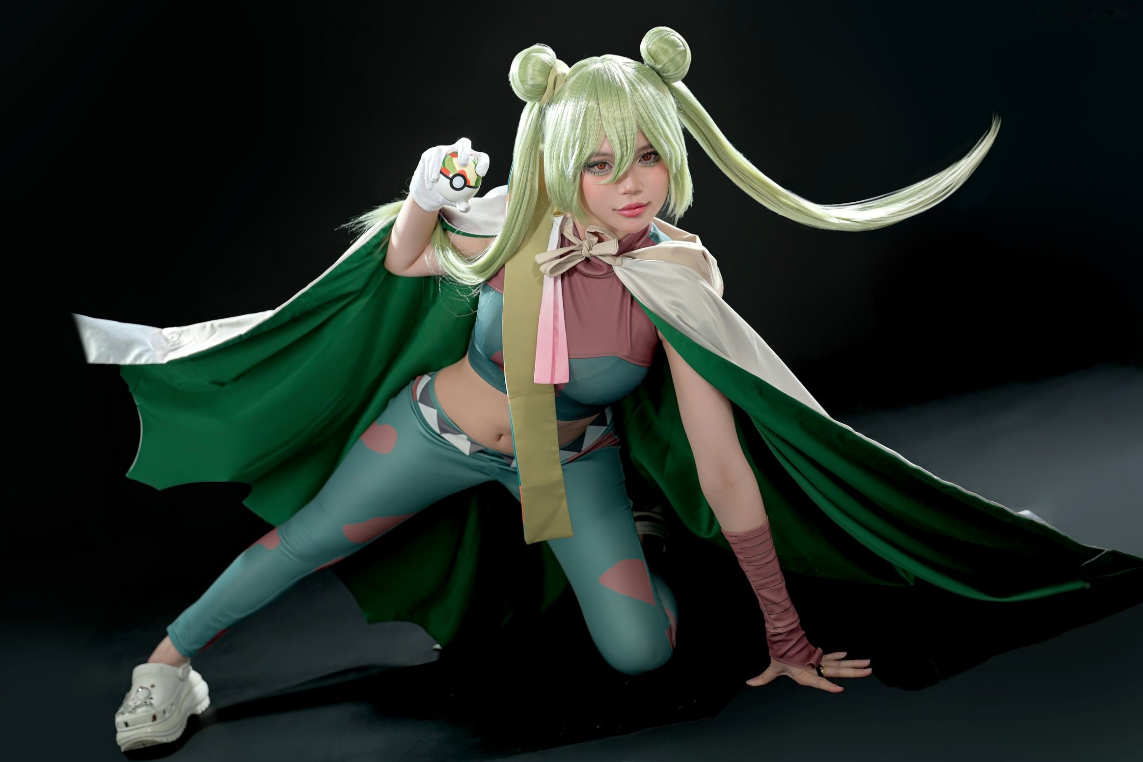 Gallery - ZinieQ-宝可梦训练家初音未来私房Cosplay-大尺度性感诱惑-Project-Voltage-Pokemon性感诱惑角色扮演大尺度美腿 女神私房照_秀色女神 - image 2