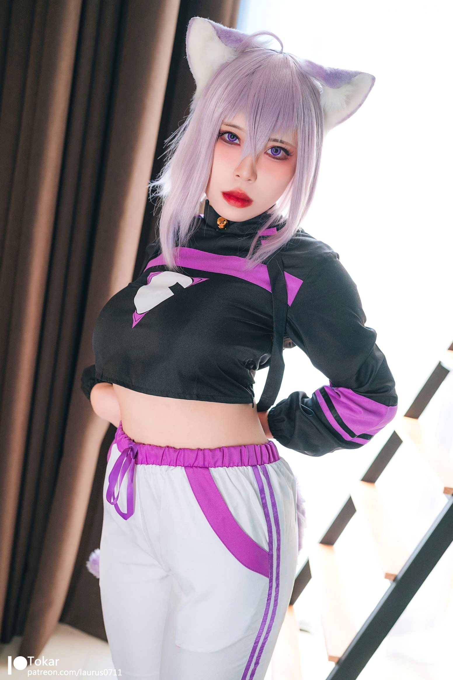 Gallery - Tokar浵卡-猫又小粥Cosplay：还原度超高，二次元动漫画风，萌系少女，可爱猫娘角色扮演萌系角色扮演萝莉清纯 女神私房照_秀色女神 - image 3