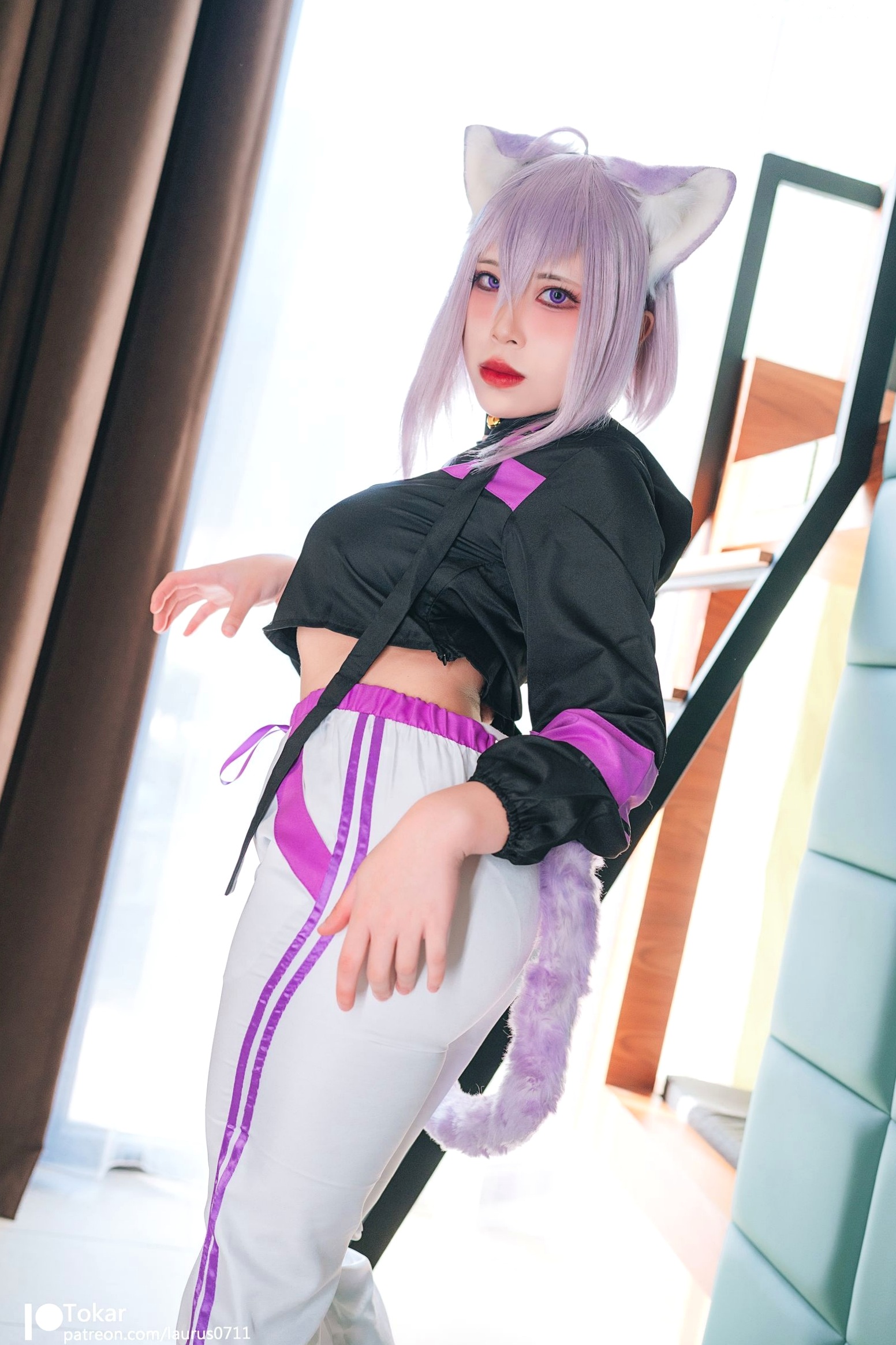 Gallery - Tokar浵卡-猫又小粥Cosplay：还原度超高，二次元动漫画风，萌系少女，可爱猫娘角色扮演萌系角色扮演萝莉清纯 女神私房照_秀色女神 - image 4