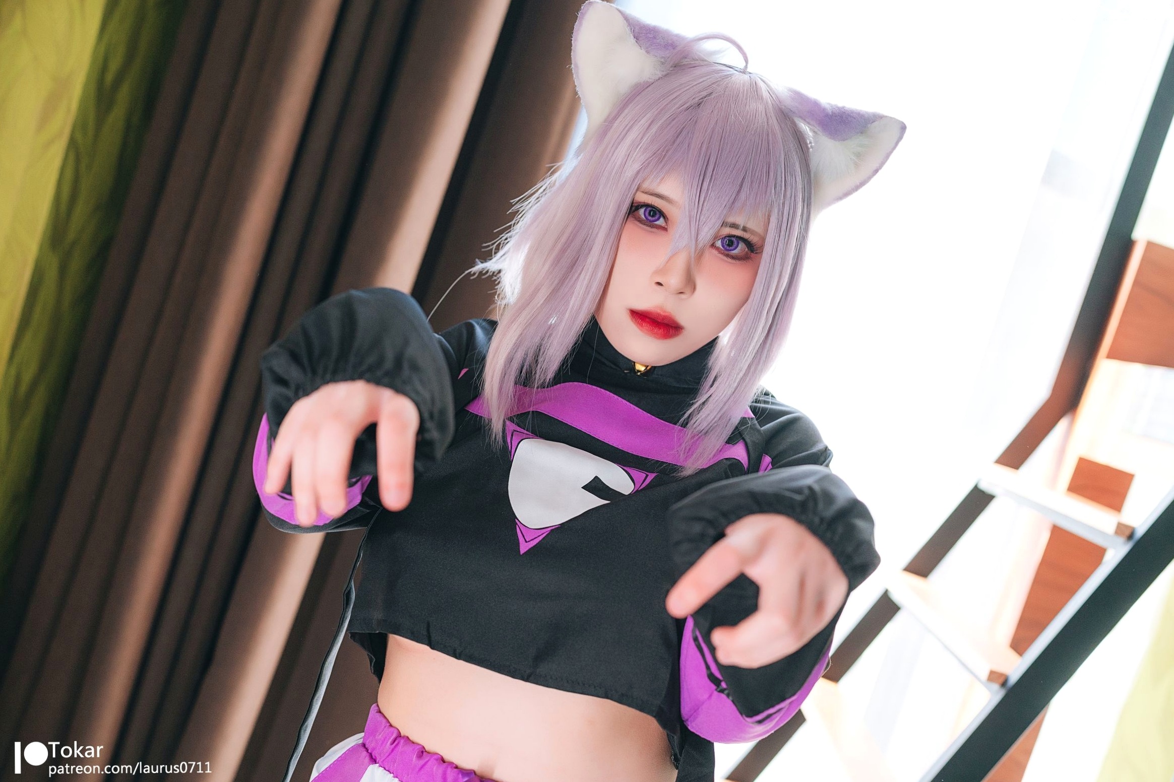 Gallery - Tokar浵卡-猫又小粥Cosplay：还原度超高，二次元动漫画风，萌系少女，可爱猫娘角色扮演萌系角色扮演萝莉清纯 女神私房照_秀色女神 - image 5