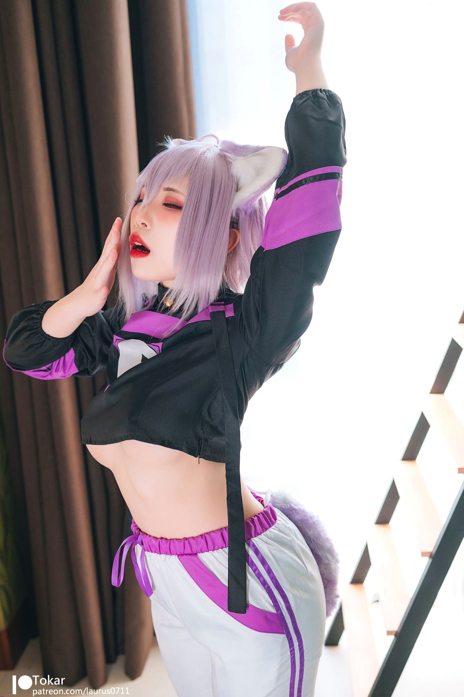 Gallery - Tokar浵卡-猫又小粥Cosplay：还原度超高，二次元动漫画风，萌系少女，可爱猫娘角色扮演萌系角色扮演萝莉清纯 女神私房照_秀色女神 - image 6