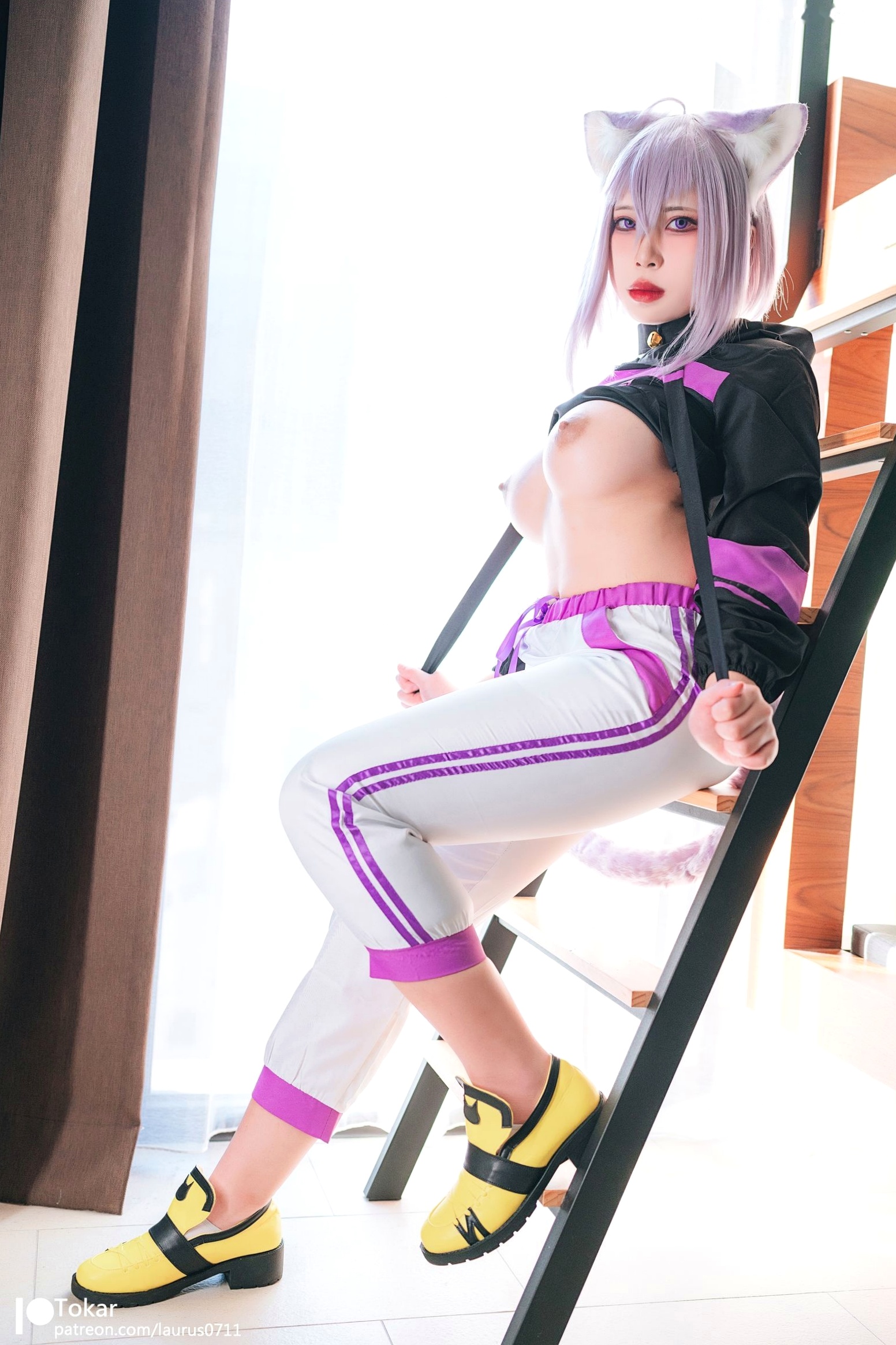 Gallery - Tokar浵卡-猫又小粥Cosplay：还原度超高，二次元动漫画风，萌系少女，可爱猫娘角色扮演萌系角色扮演萝莉清纯 女神私房照_秀色女神 - image 13