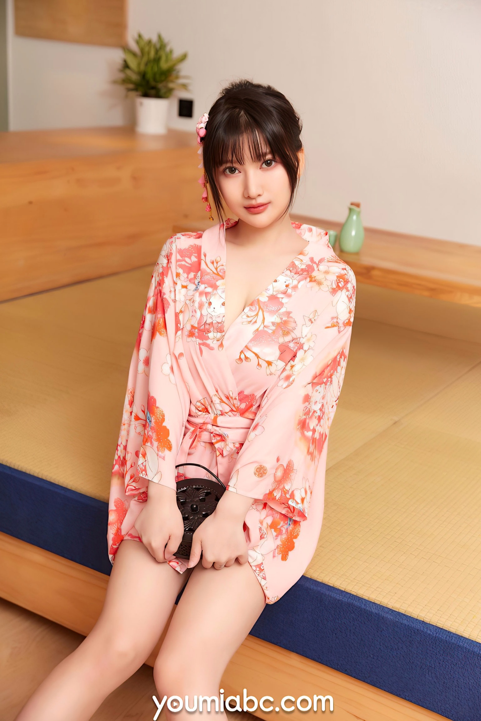 Gallery - YouMi尤蜜 尹兒《居酒屋的快乐》日系和服私房写真，白嫩诱惑与清纯风情的完美结合尤蜜荟 - Chiness Model 和服诱惑白嫩私房照日本 女神私房照_秀色女神 - image 2