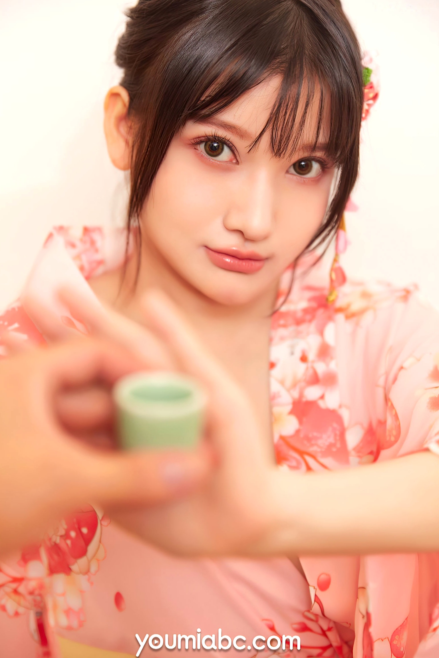Gallery - YouMi尤蜜 尹兒《居酒屋的快乐》日系和服私房写真，白嫩诱惑与清纯风情的完美结合尤蜜荟 - Chiness Model 和服诱惑白嫩私房照日本 女神私房照_秀色女神 - image 19
