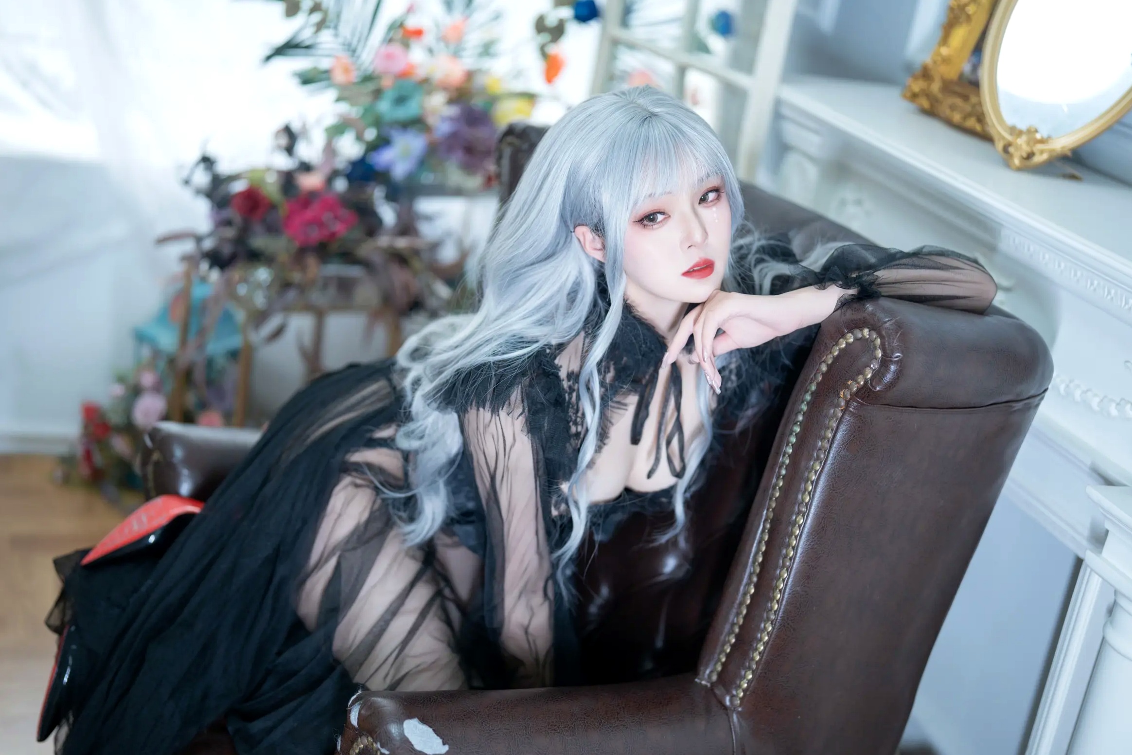 Gallery - Natsuko夏夏子 - Black Butterfly 黑色薄纱镂空极致诱惑私房写真 [62P]性感诱惑私房照冷艳 女神私房照_秀色女神 - image 20