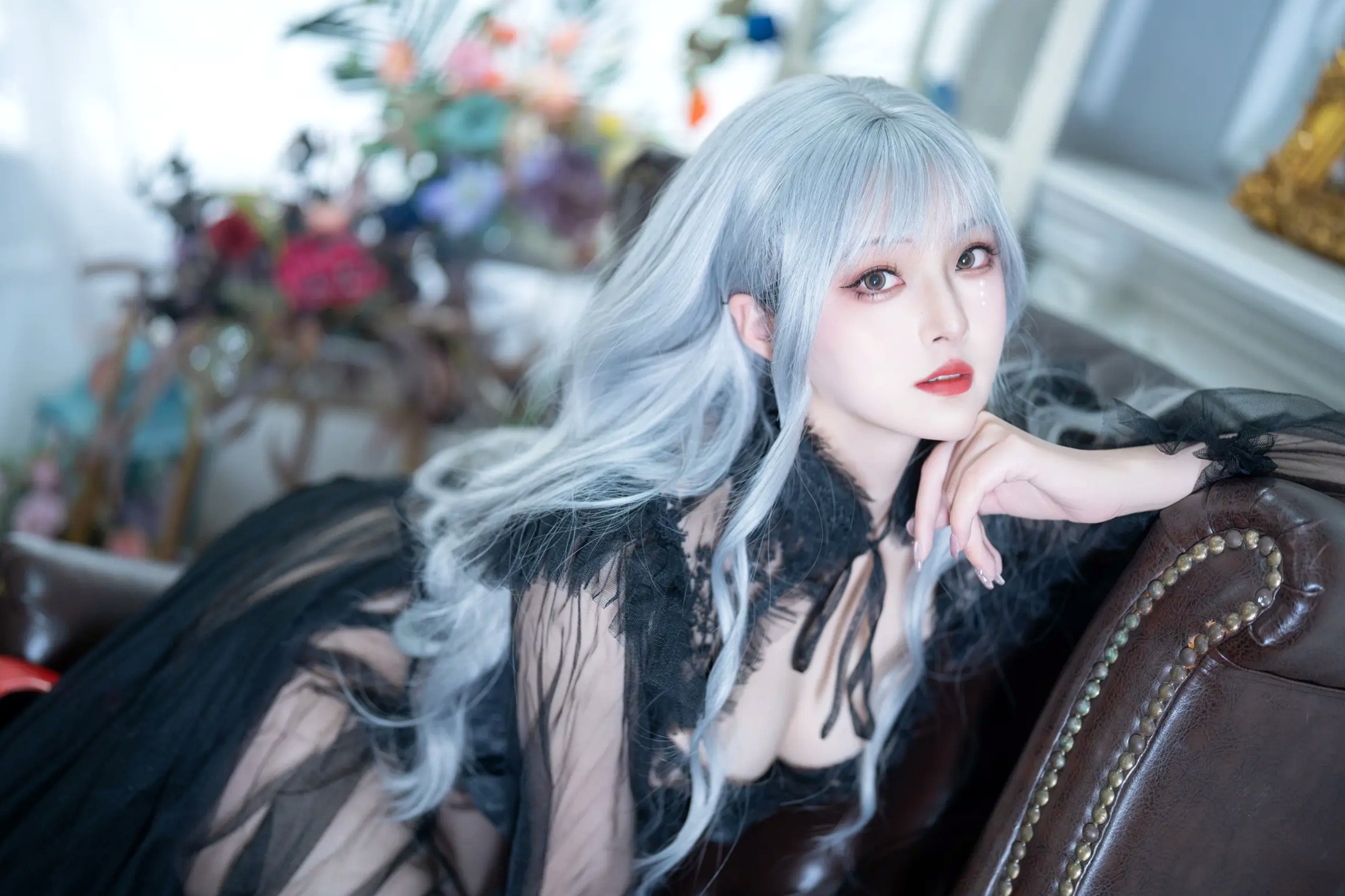 Gallery - Natsuko夏夏子 - Black Butterfly 黑色薄纱镂空极致诱惑私房写真 [62P]性感诱惑私房照冷艳 女神私房照_秀色女神 - image 23