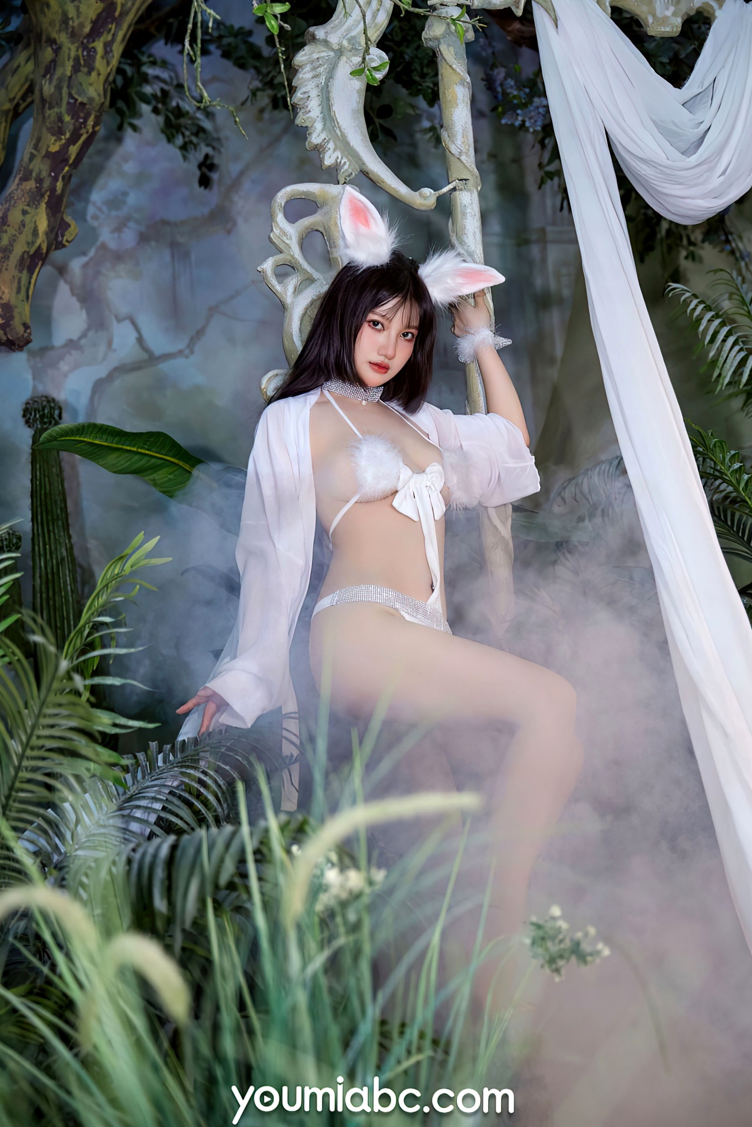 Gallery - YouMi尤蜜-尹兒《欲兔东升》：中秋主题兔女郎，白嫩肌肤极品私房，绝美清纯与性感诱惑并存尤蜜荟 - Chiness Model 性感角色扮演诱惑私房照 女神私房照_秀色女神 - image 24
