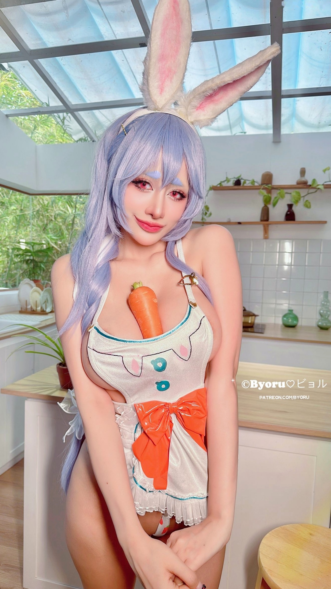 Gallery - Byoru-兔田佩克拉-Pekomama-Hololive-厨房居家私房Cosplay-大尺度诱惑角色扮演诱惑私房照大尺度女神 女神私房照_秀色女神 - image 2