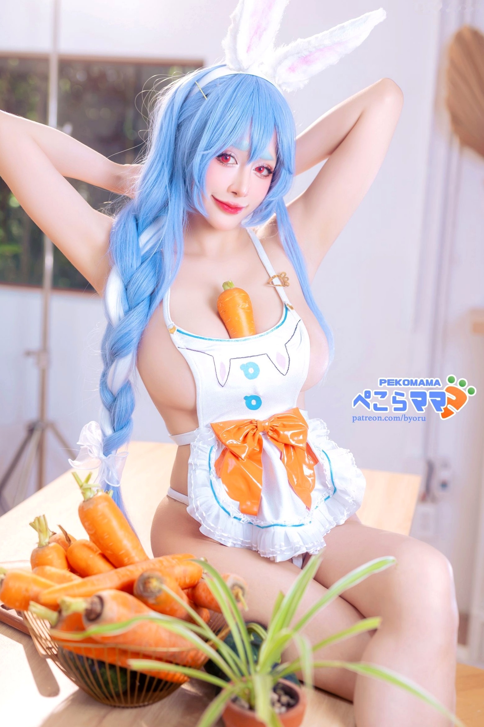 Gallery - Byoru-兔田佩克拉-Pekomama-Hololive-厨房居家私房Cosplay-大尺度诱惑角色扮演诱惑私房照大尺度女神 女神私房照_秀色女神 - image 16