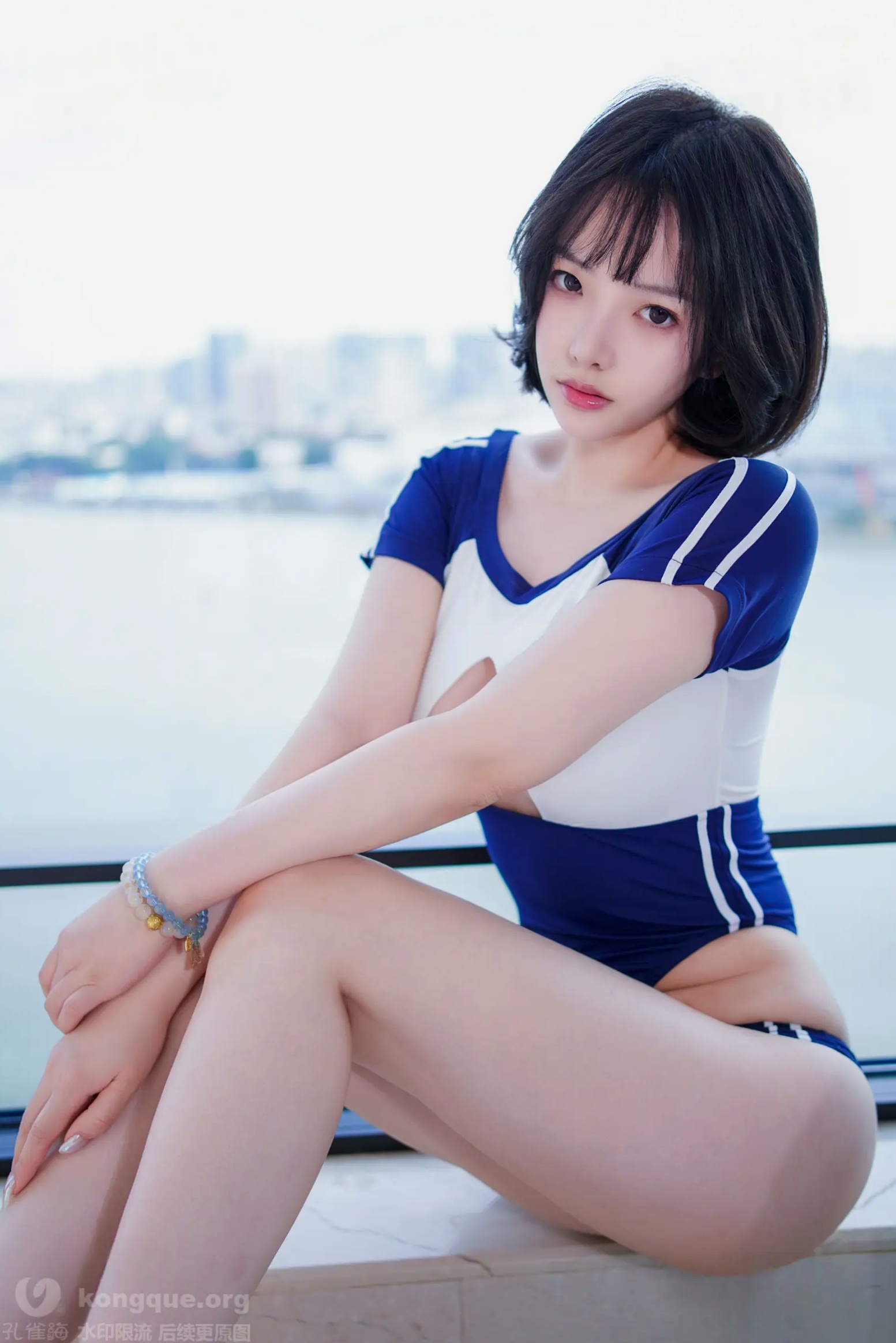 Gallery - 雯妹不讲道理 死酷水 浴室私房湿身连体泳装 清新性感女神写真 [34P]性感湿身私房照诱惑尤物 女神私房照_秀色女神 - image 8