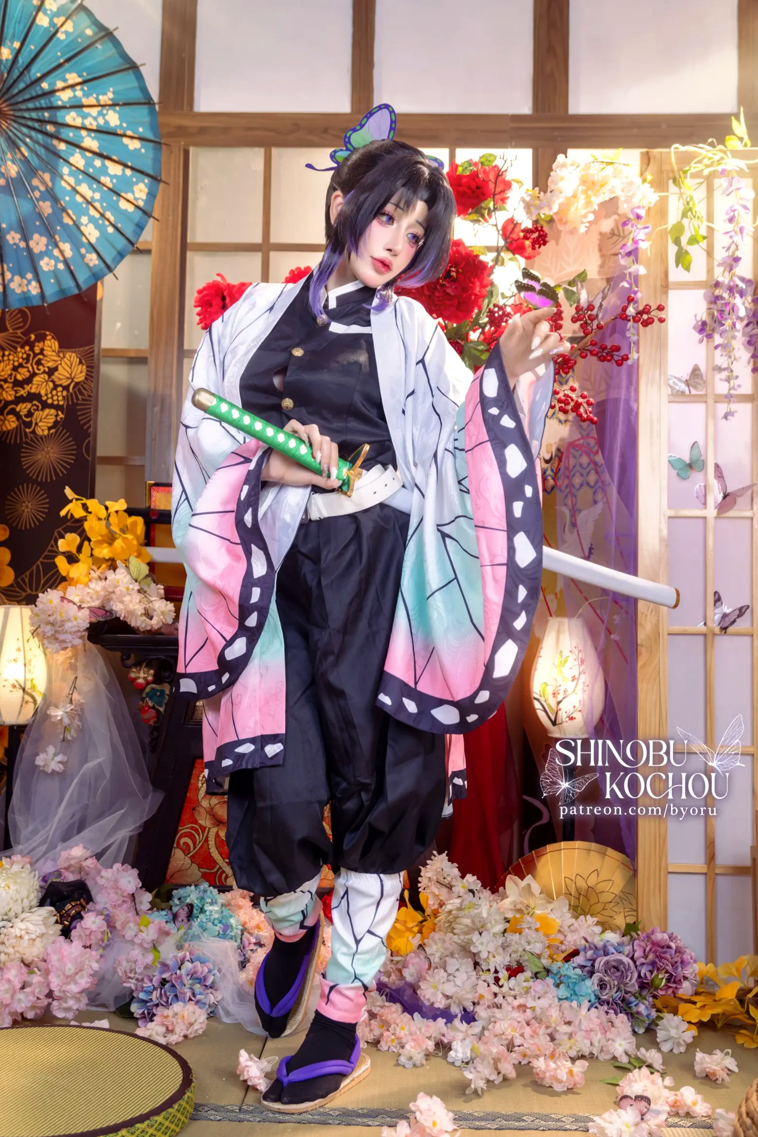 Gallery - Byoru - 《鬼灭之刃》蝴蝶忍COSPLAY角色扮演 - 大尺度精选写真集 [71P]角色扮演大尺度性感 女神私房照_秀色女神 - image 2