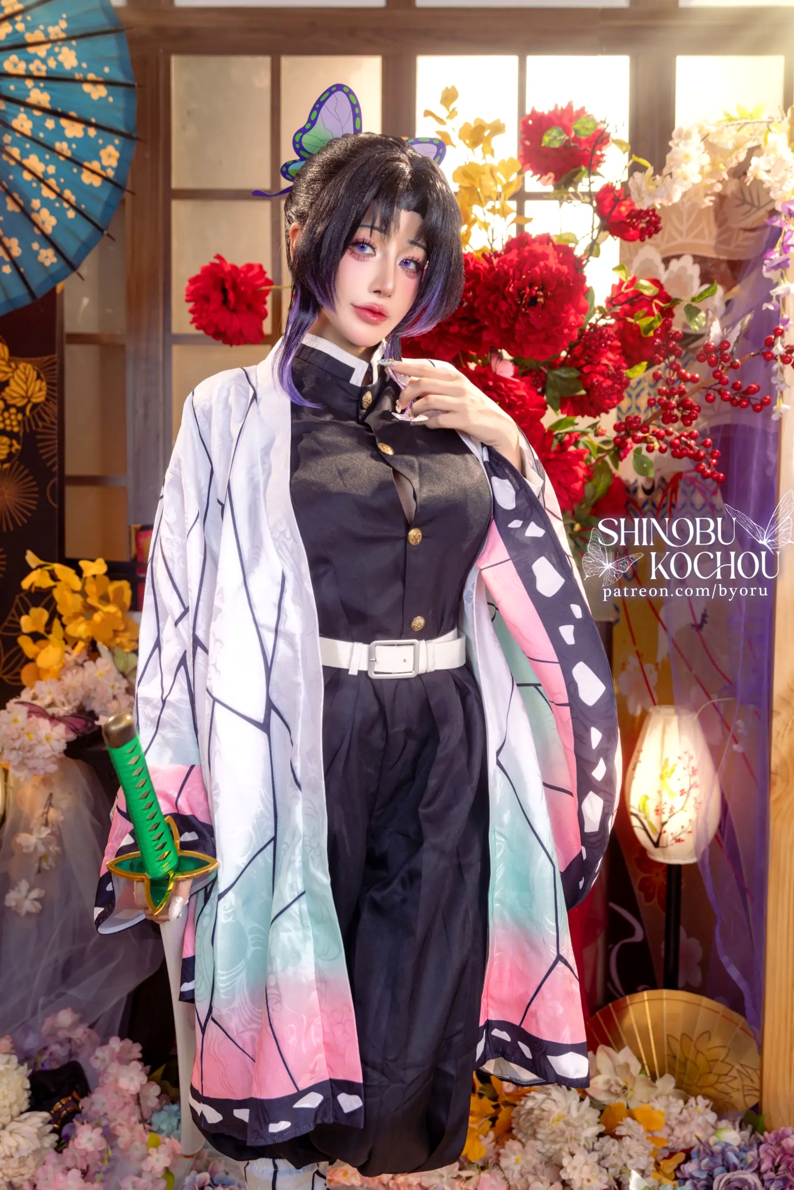 Gallery - Byoru - 《鬼灭之刃》蝴蝶忍COSPLAY角色扮演 - 大尺度精选写真集 [71P]角色扮演大尺度性感 女神私房照_秀色女神 - image 5