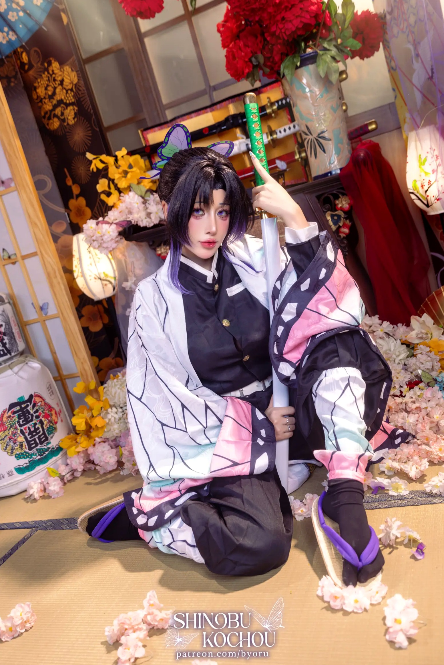 Gallery - Byoru - 《鬼灭之刃》蝴蝶忍COSPLAY角色扮演 - 大尺度精选写真集 [71P]角色扮演大尺度性感 女神私房照_秀色女神 - image 6