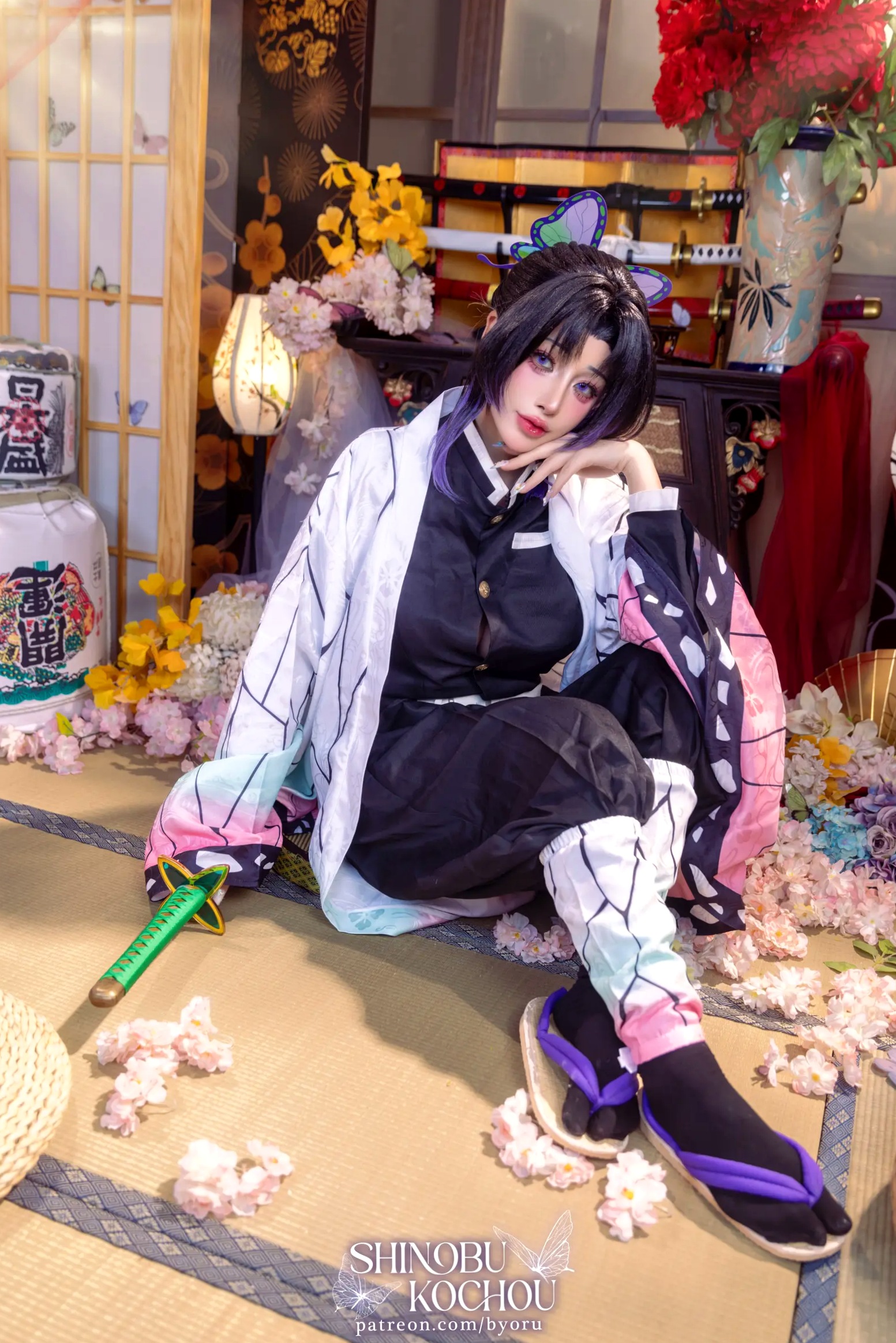 Gallery - Byoru - 《鬼灭之刃》蝴蝶忍COSPLAY角色扮演 - 大尺度精选写真集 [71P]角色扮演大尺度性感 女神私房照_秀色女神 - image 8