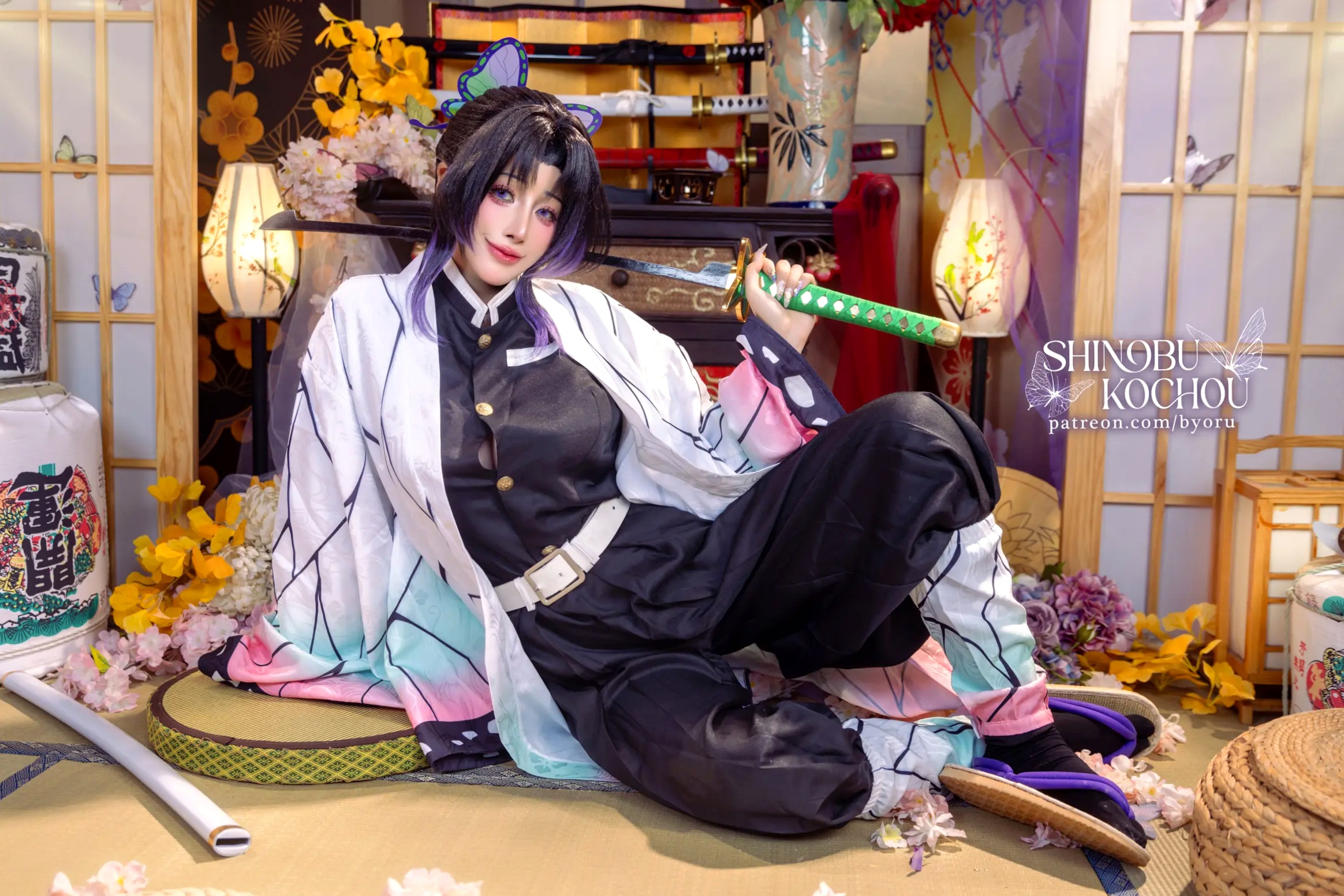Gallery - Byoru - 《鬼灭之刃》蝴蝶忍COSPLAY角色扮演 - 大尺度精选写真集 [71P]角色扮演大尺度性感 女神私房照_秀色女神 - image 9