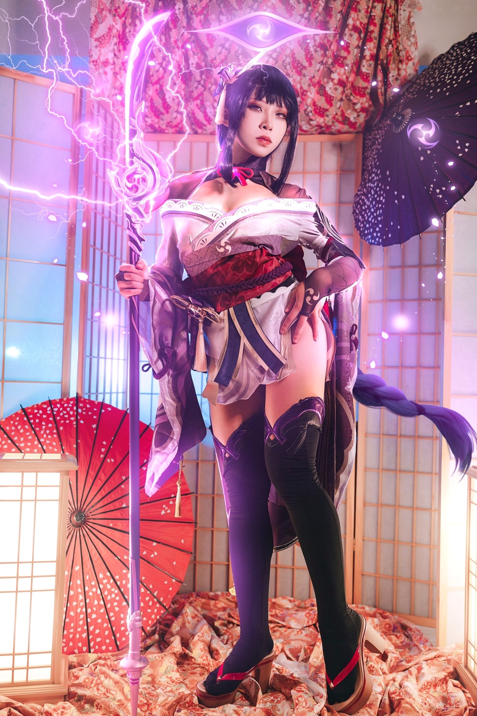Gallery - Tokar浵卡-雷电将军精美Cosplay，极致还原大尺度私房视觉盛宴角色扮演诱惑大尺度冷艳 女神私房照_秀色女神 - image 8