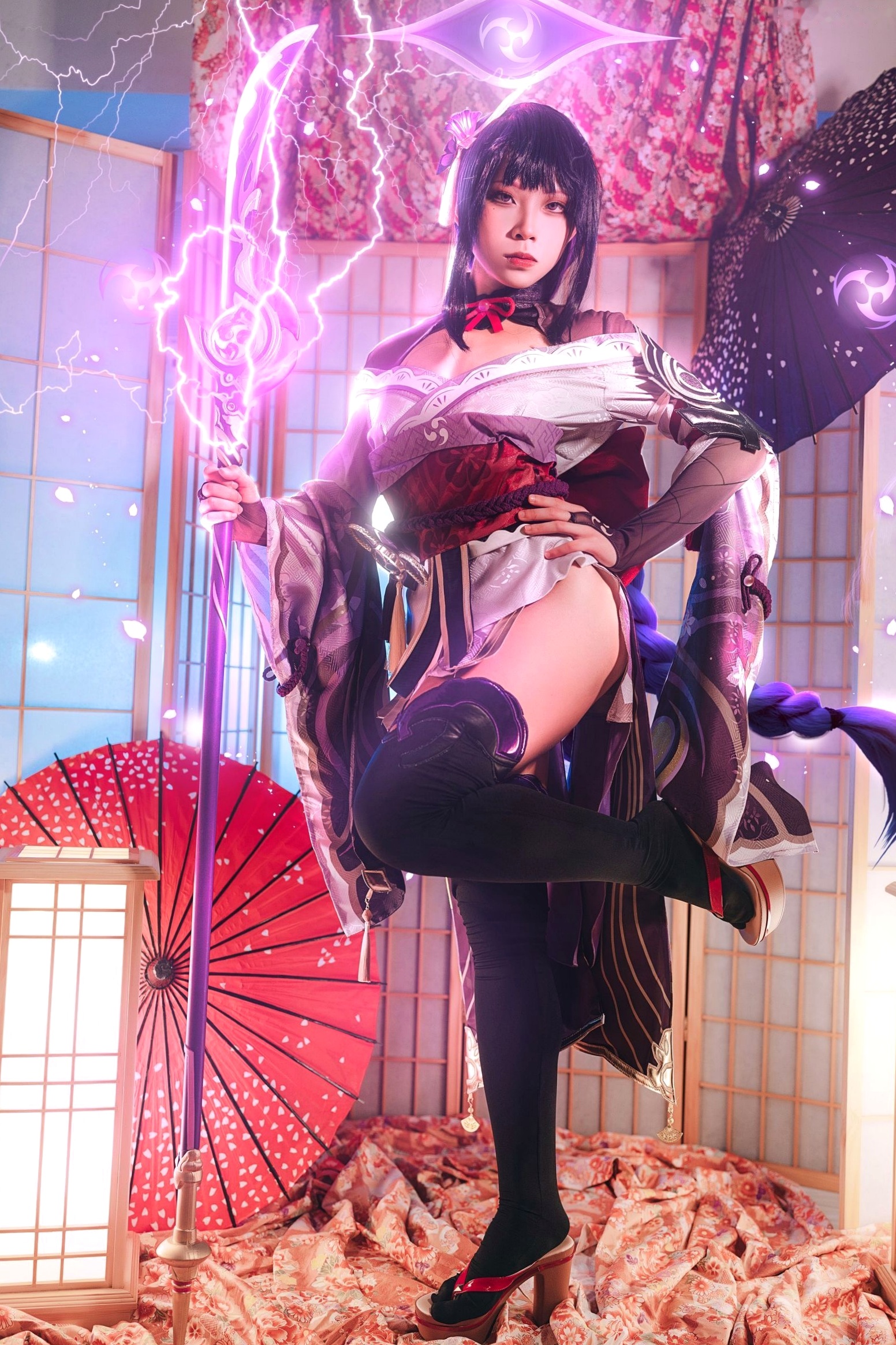 Gallery - Tokar浵卡-雷电将军精美Cosplay，极致还原大尺度私房视觉盛宴角色扮演诱惑大尺度冷艳 女神私房照_秀色女神 - image 12