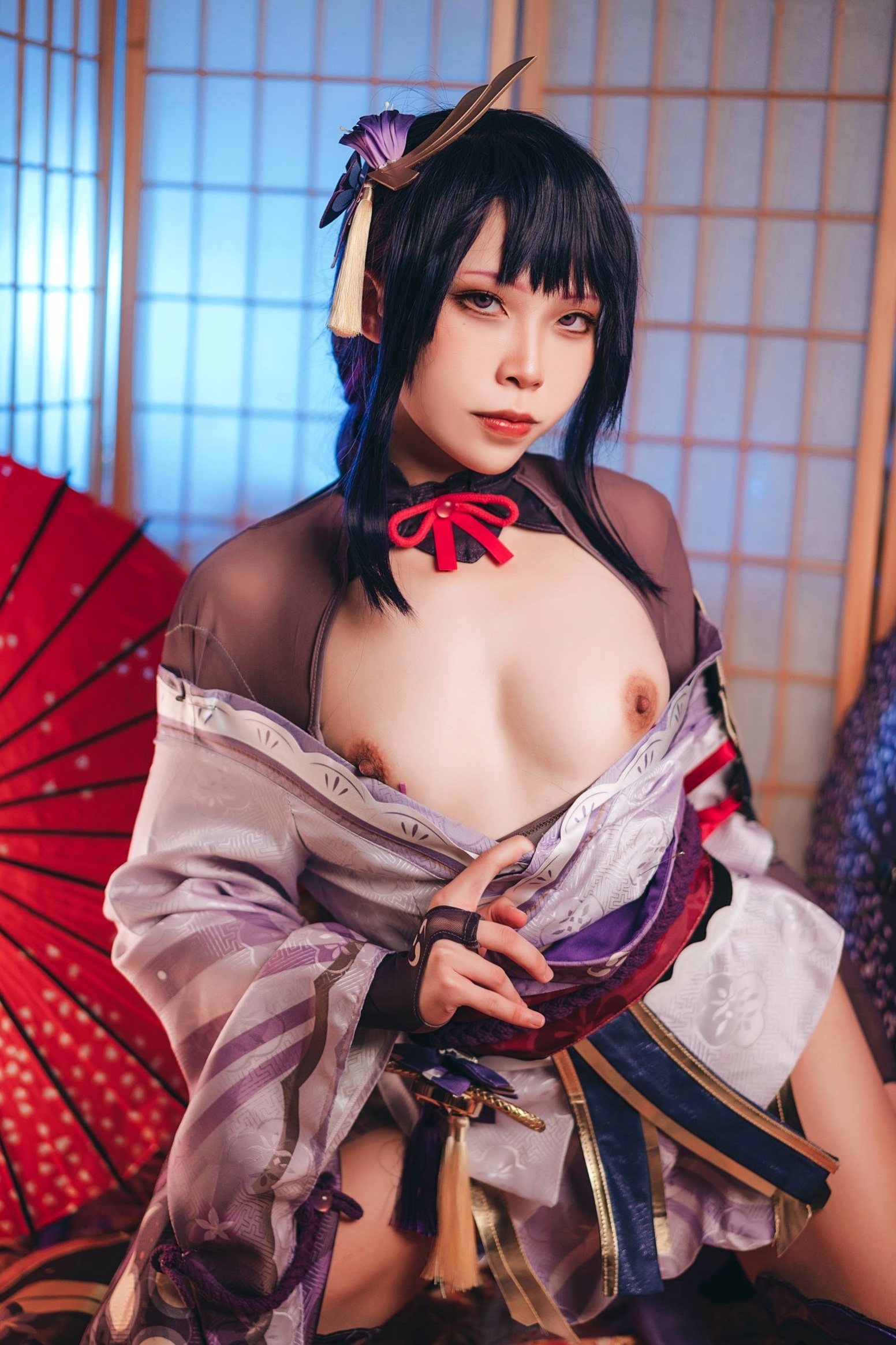 Gallery - Tokar浵卡-雷电将军精美Cosplay，极致还原大尺度私房视觉盛宴角色扮演诱惑大尺度冷艳 女神私房照_秀色女神 - image 14