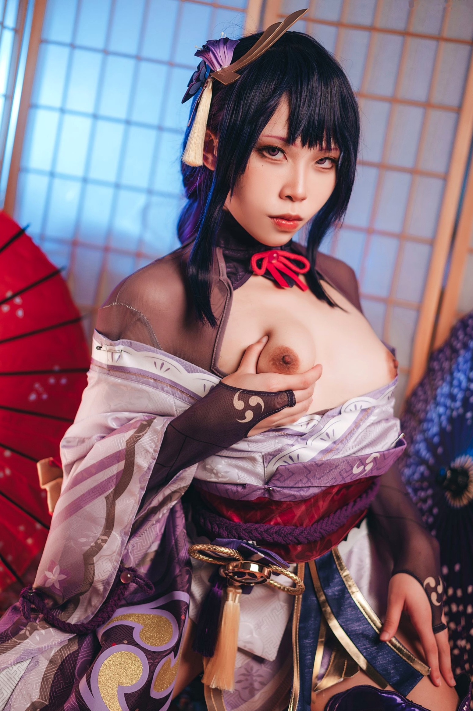 Gallery - Tokar浵卡-雷电将军精美Cosplay，极致还原大尺度私房视觉盛宴角色扮演诱惑大尺度冷艳 女神私房照_秀色女神 - image 15