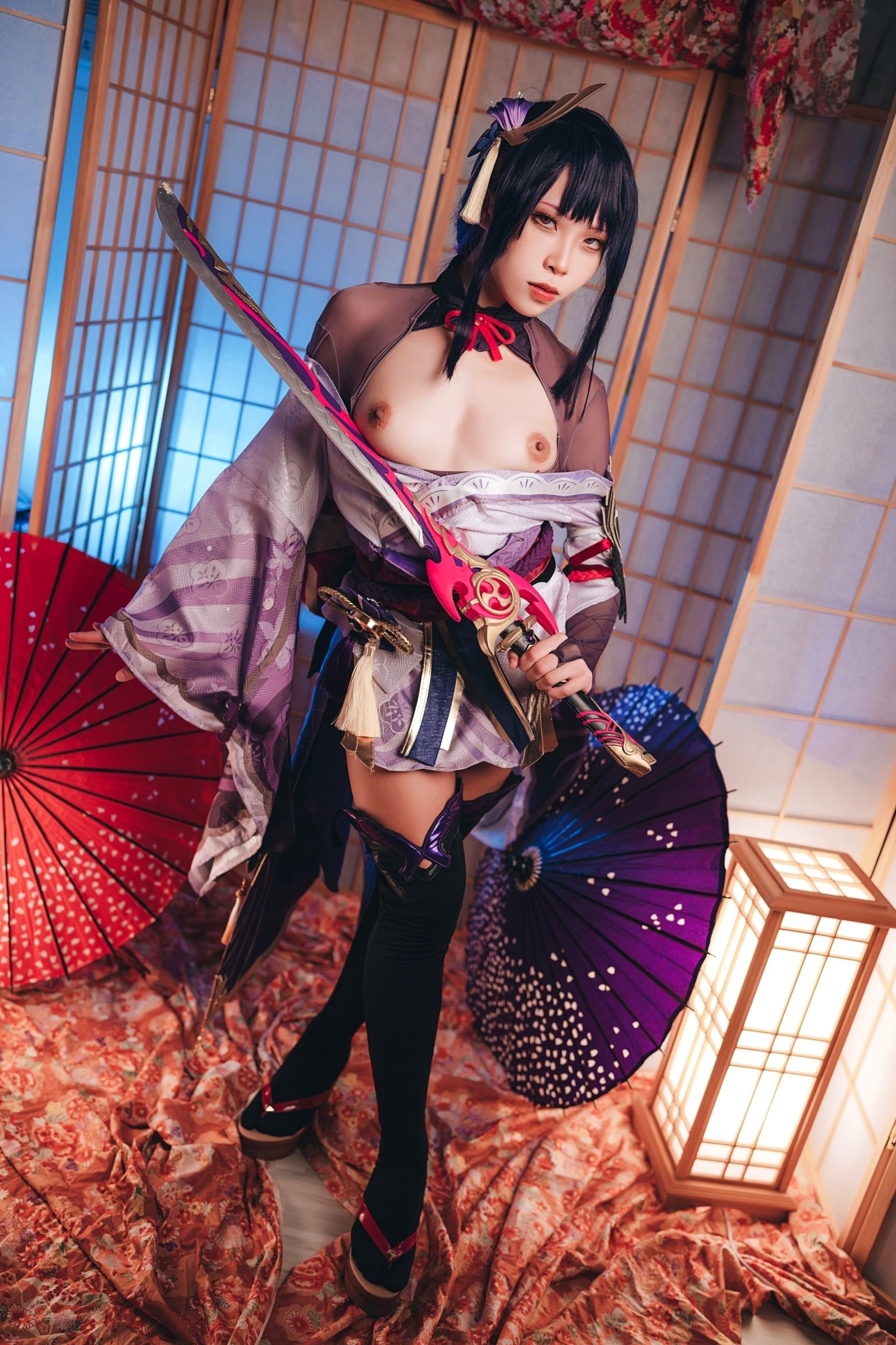 Gallery - Tokar浵卡-雷电将军精美Cosplay，极致还原大尺度私房视觉盛宴角色扮演诱惑大尺度冷艳 女神私房照_秀色女神 - image 28