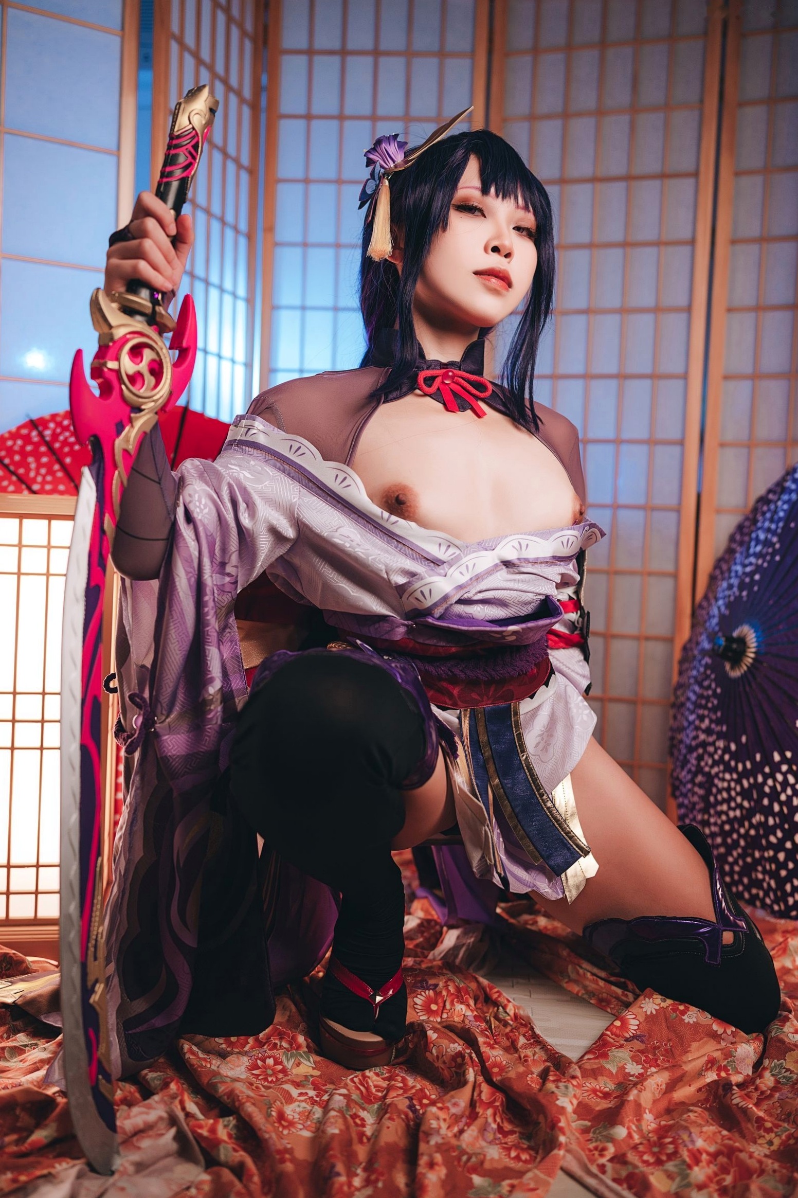 Gallery - Tokar浵卡-雷电将军精美Cosplay，极致还原大尺度私房视觉盛宴角色扮演诱惑大尺度冷艳 女神私房照_秀色女神 - image 29